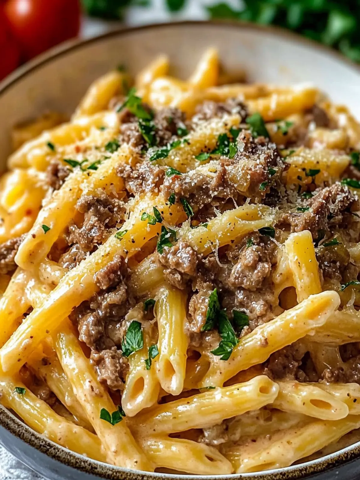 Creamy High Protein Beef Pasta: Comfort Food in 30 Minutes 2 Creamy High Protein Beef Pasta