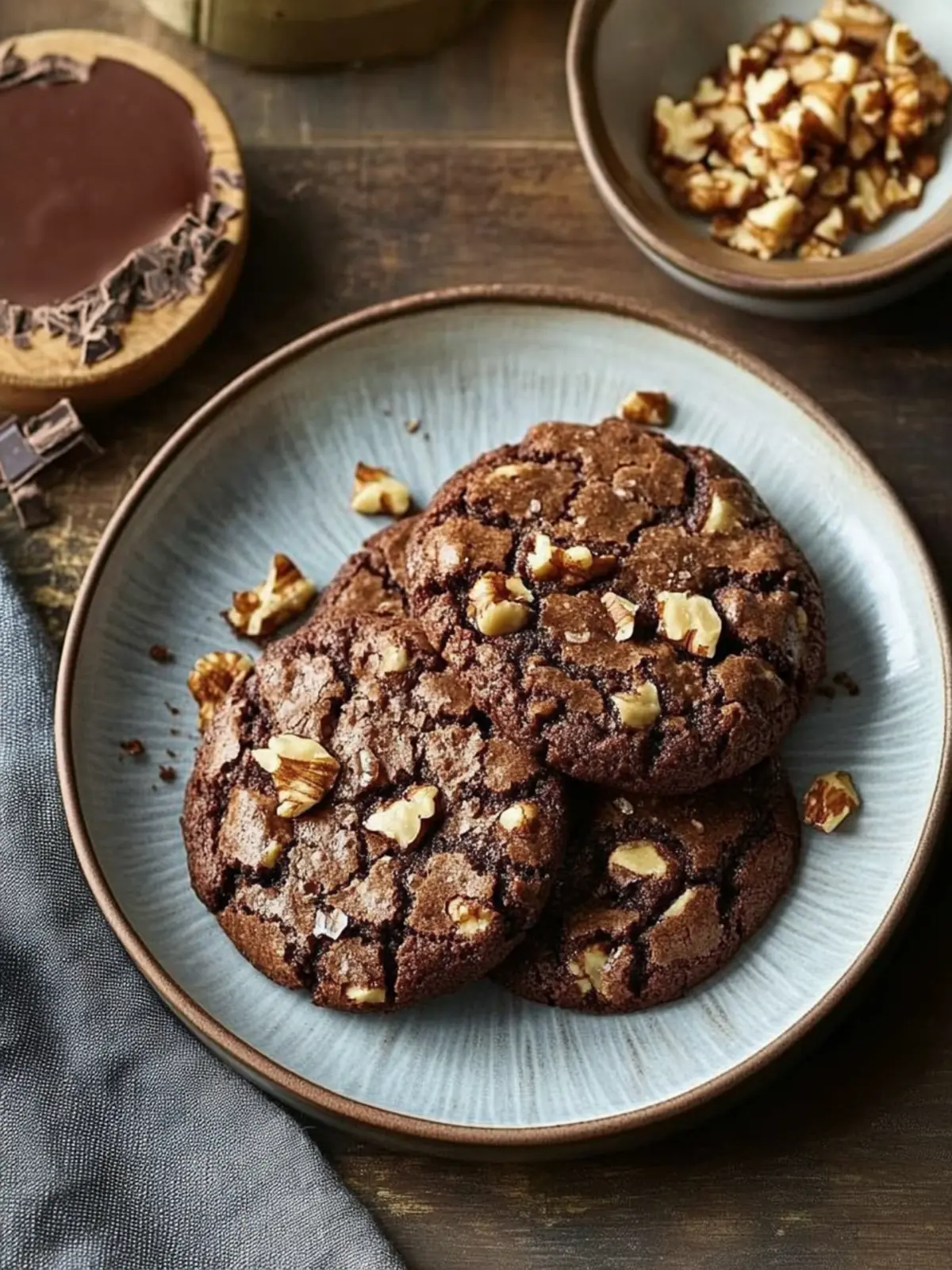 Irresistible Flourless Chocolate-Walnut Cookies Anyone Can Bake 4 Flourless Chocolate-Walnut Cookies
