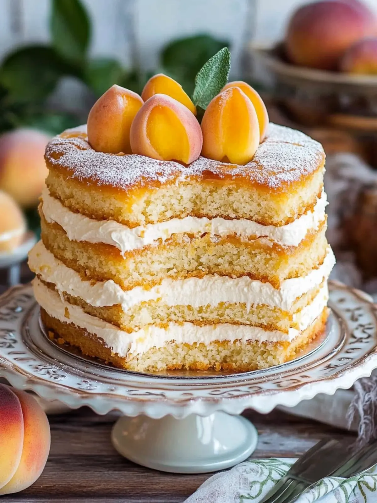 Russian Peach Cake Recipe (Video) – A Summer Slice of Heaven 3 Russian Peach Cake Recipe (video)