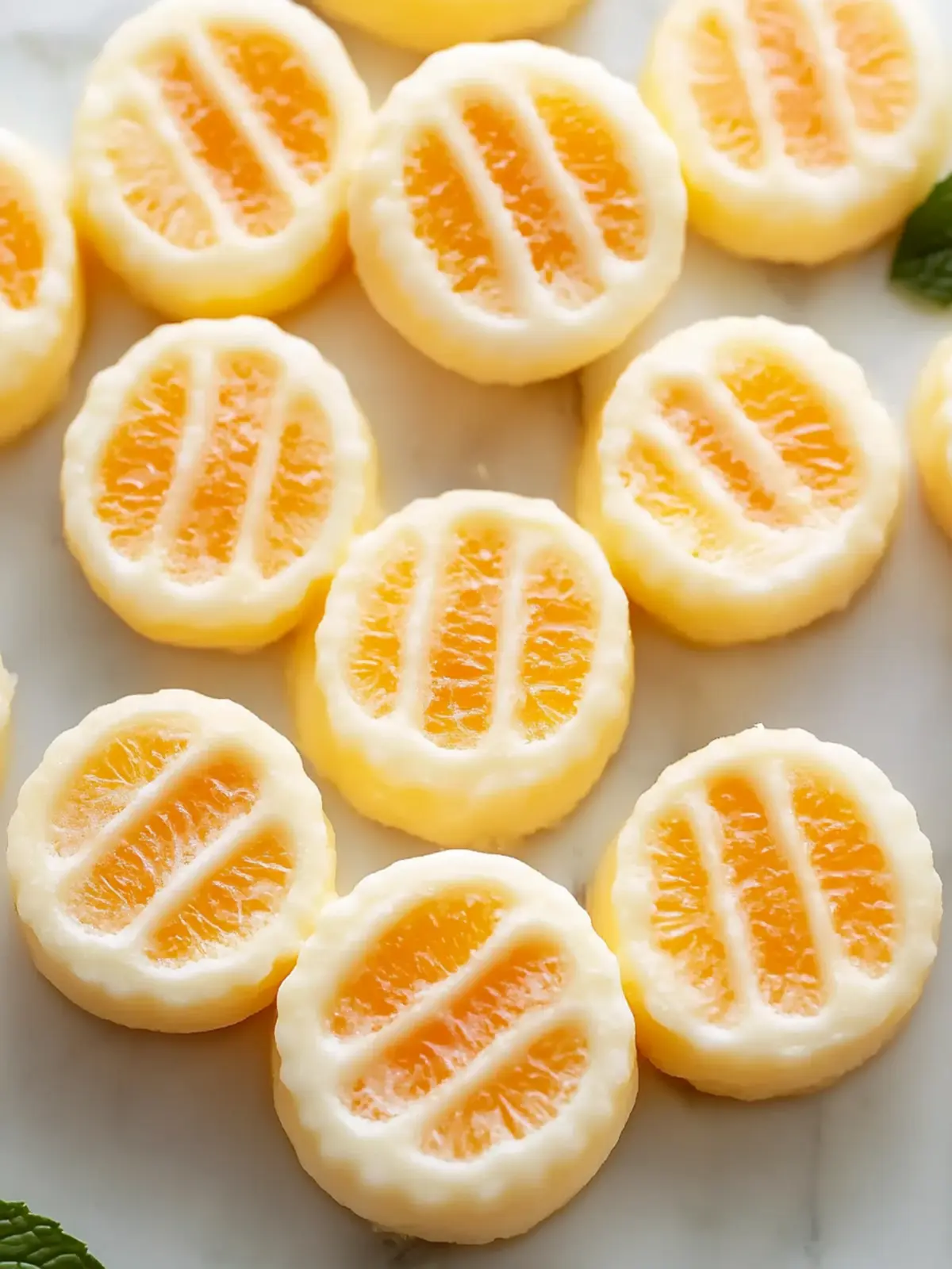 Sweet Orange Cream Cheese Mints for a Festive Treat! 3 Sweet Orange Cream Cheese Mints