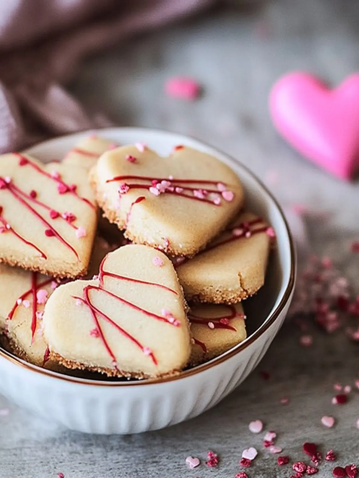 Deliciously EASY Valentine Shortbread Cookies You’ll Love 3 EASY Valentine Shortbread Cookies