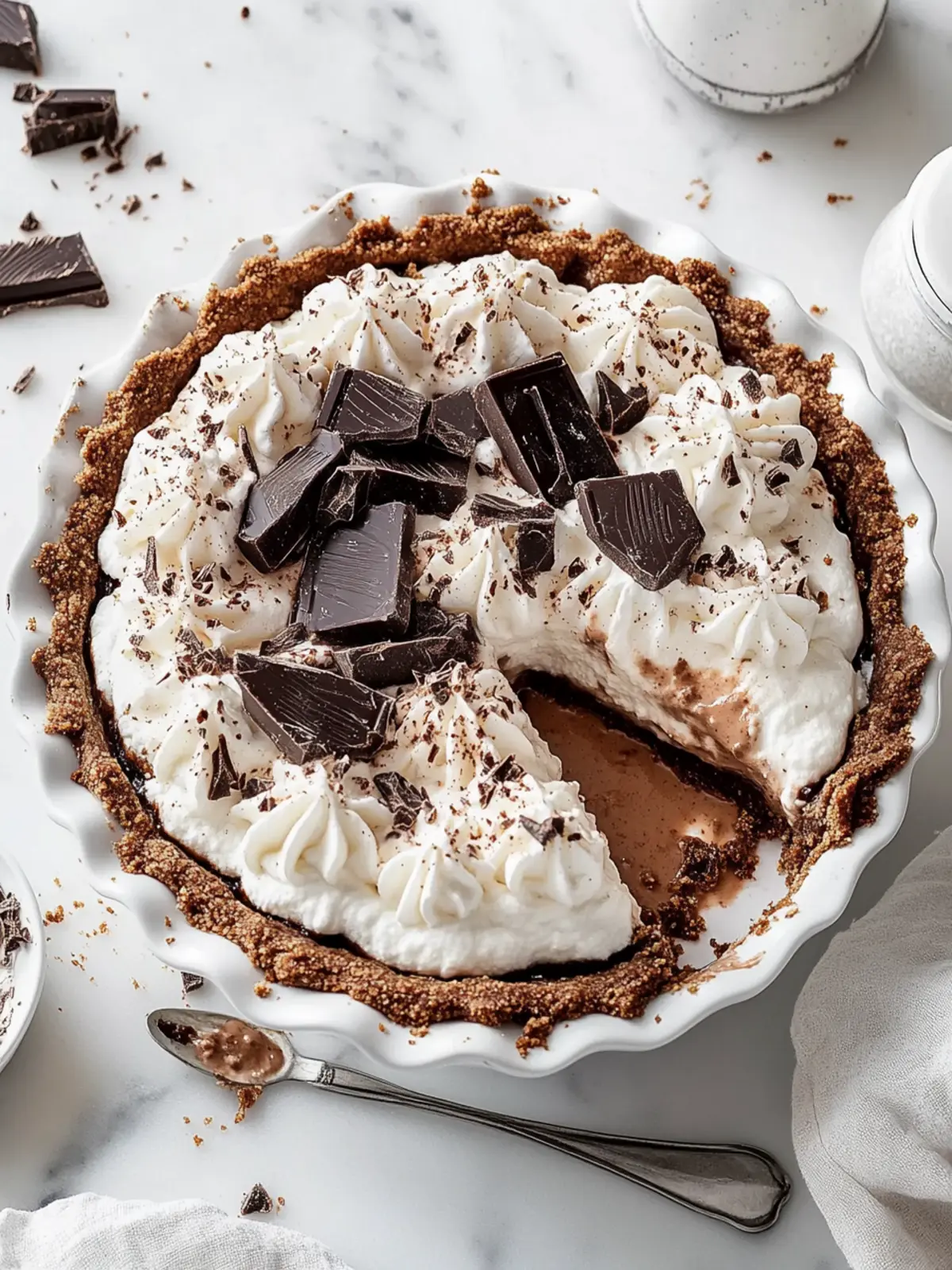 Indulge in No-Bake Baileys Chocolate Cream Pie Today! 3 Baileys Chocolate Cream Pie