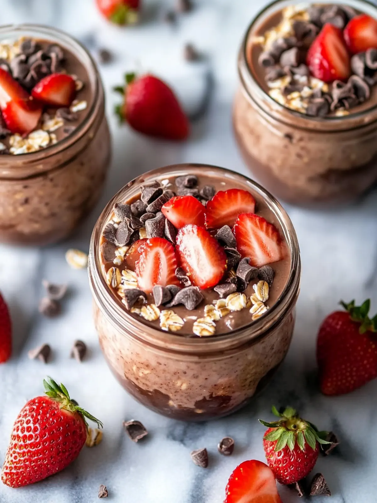Decadent Chocolate Strawberry Overnight Oats You’ll Crave Daily 4 Decadent Chocolate Strawberry Overnight Oats