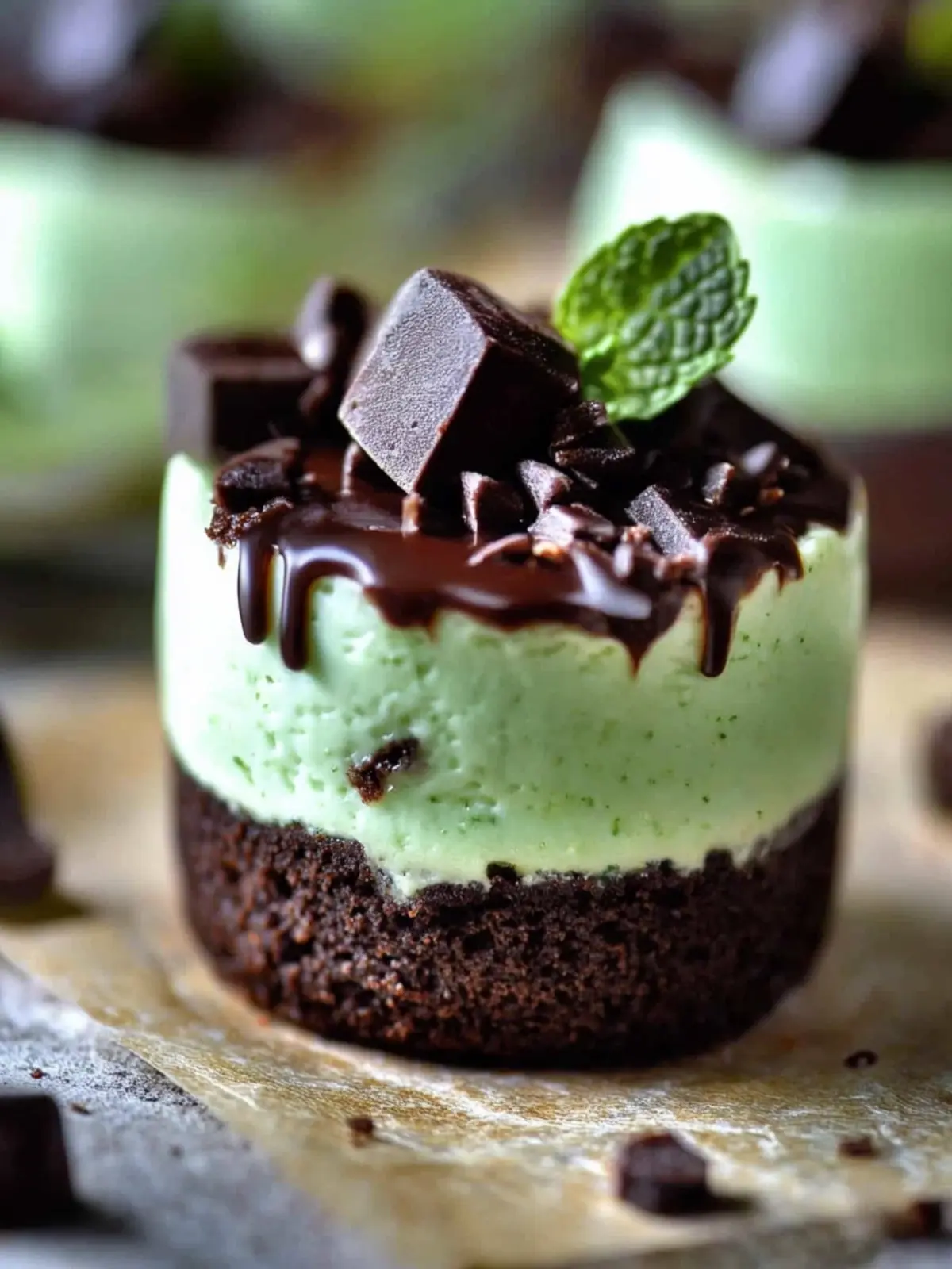 Andes Mint Mini Cheesecakes: A Sweet Treat for Any Occasion 2 Andes Mint Mini Cheesecakes