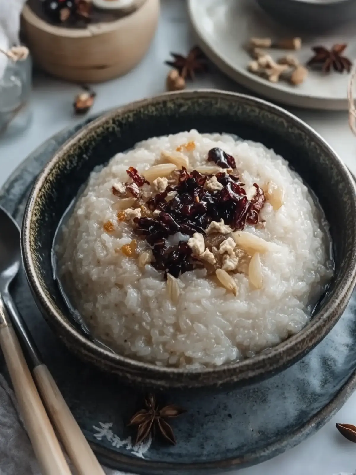 Delicious Eight Treasure Rice with Floral Chrysanthemum Twist 3 Eight Treasure Rice (八宝饭, Chinese Rice Pudding)