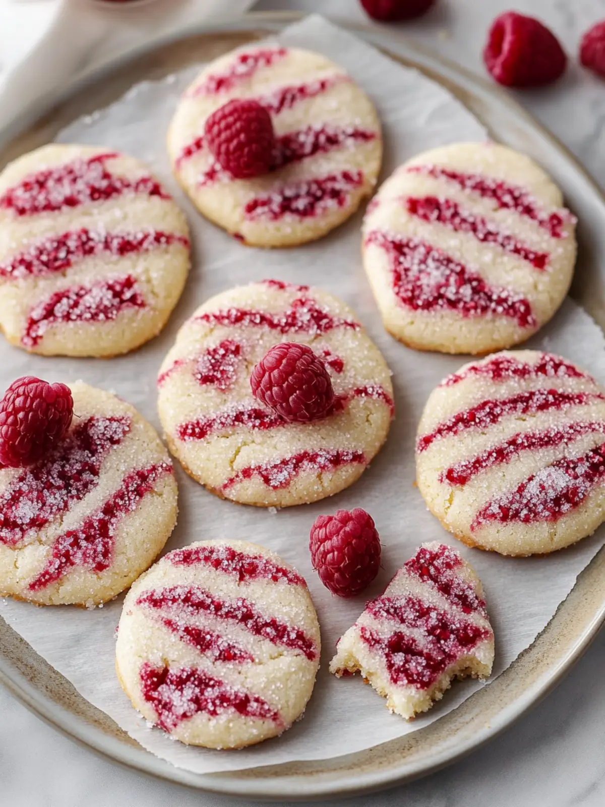 Delicious Raspberry Sugar Cookies Bursting with Real Flavor 5 Raspberry Sugar Cookies (Real Flavor)