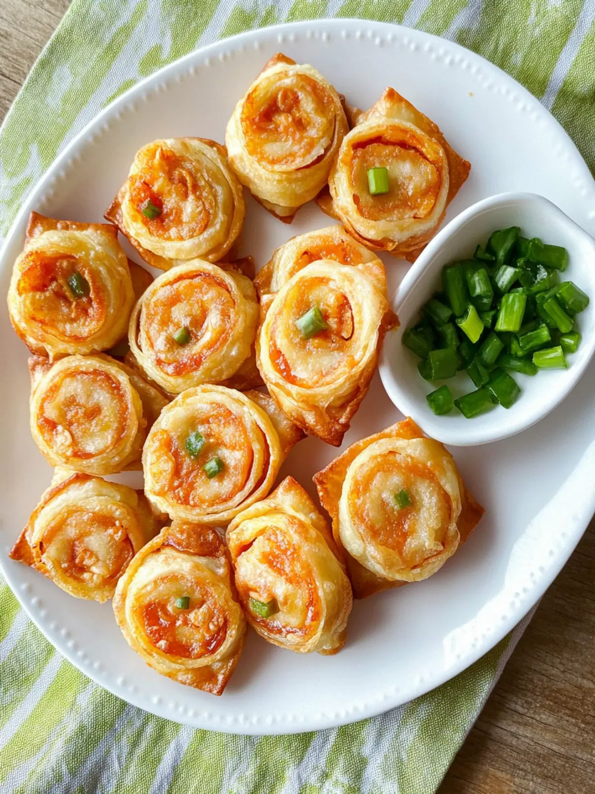 Crispy Crab Rangoon Pinwheels for Your Next Party Fiesta 2 Crab Rangoon Pinwheels