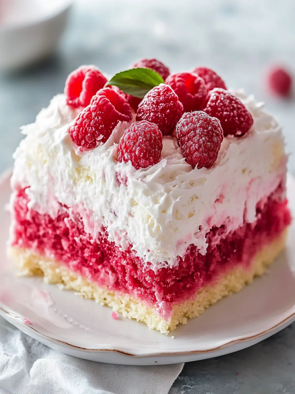 Raspberry Zinger Poke Cake: Your New Favorite Retro Delight 2 Raspberry Zinger Poke Cake