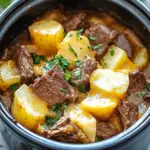 Slow Cooker Steak and Cheddar Potato Casserole Bliss 6 Slow Cooker Steak and Cheddar Potato Casserol