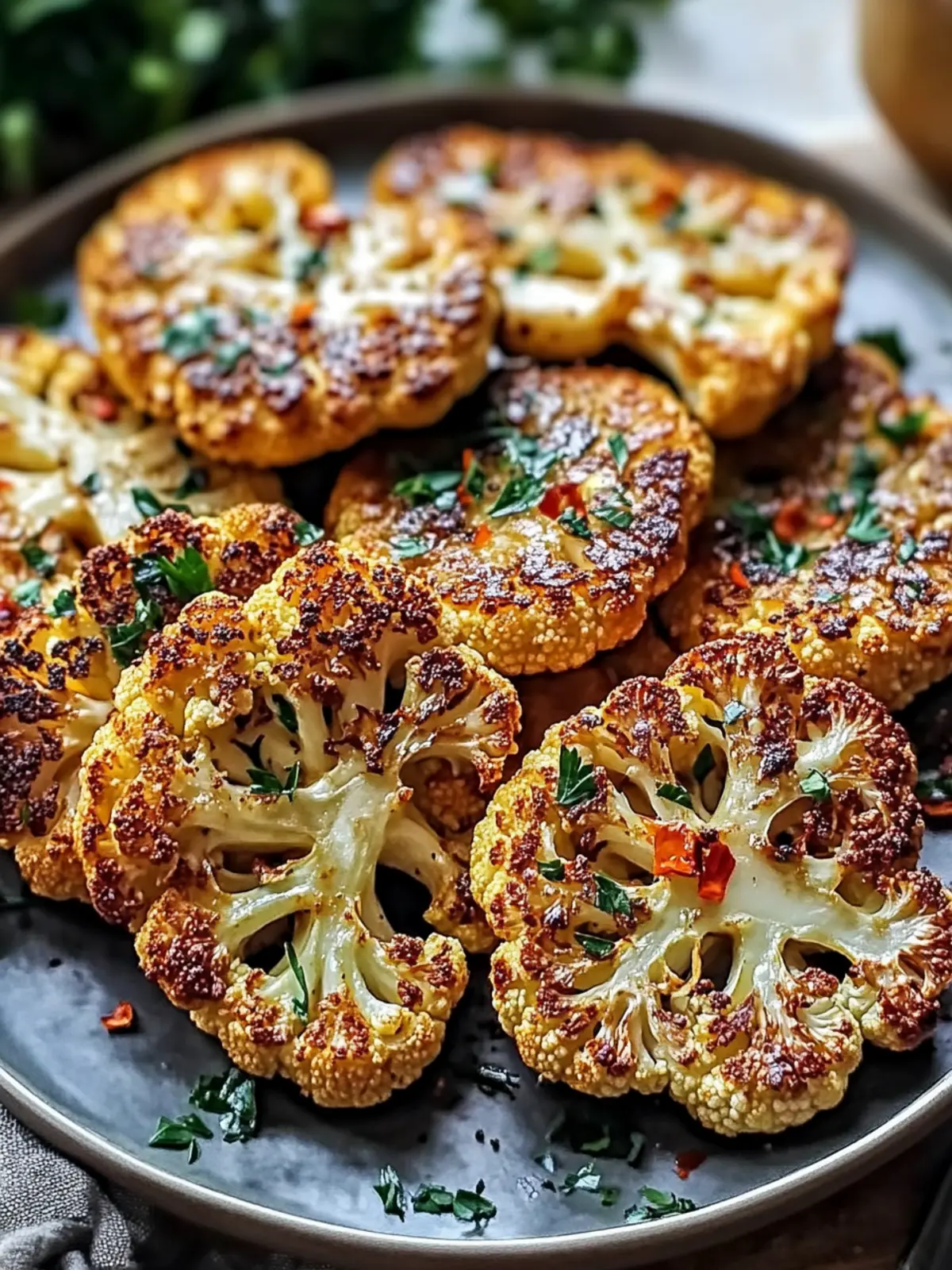 Crispy Baked Cauliflower Steaks: Your New Favorite Veggie Dish 3 Crispy Baked Cauliflower Steaks