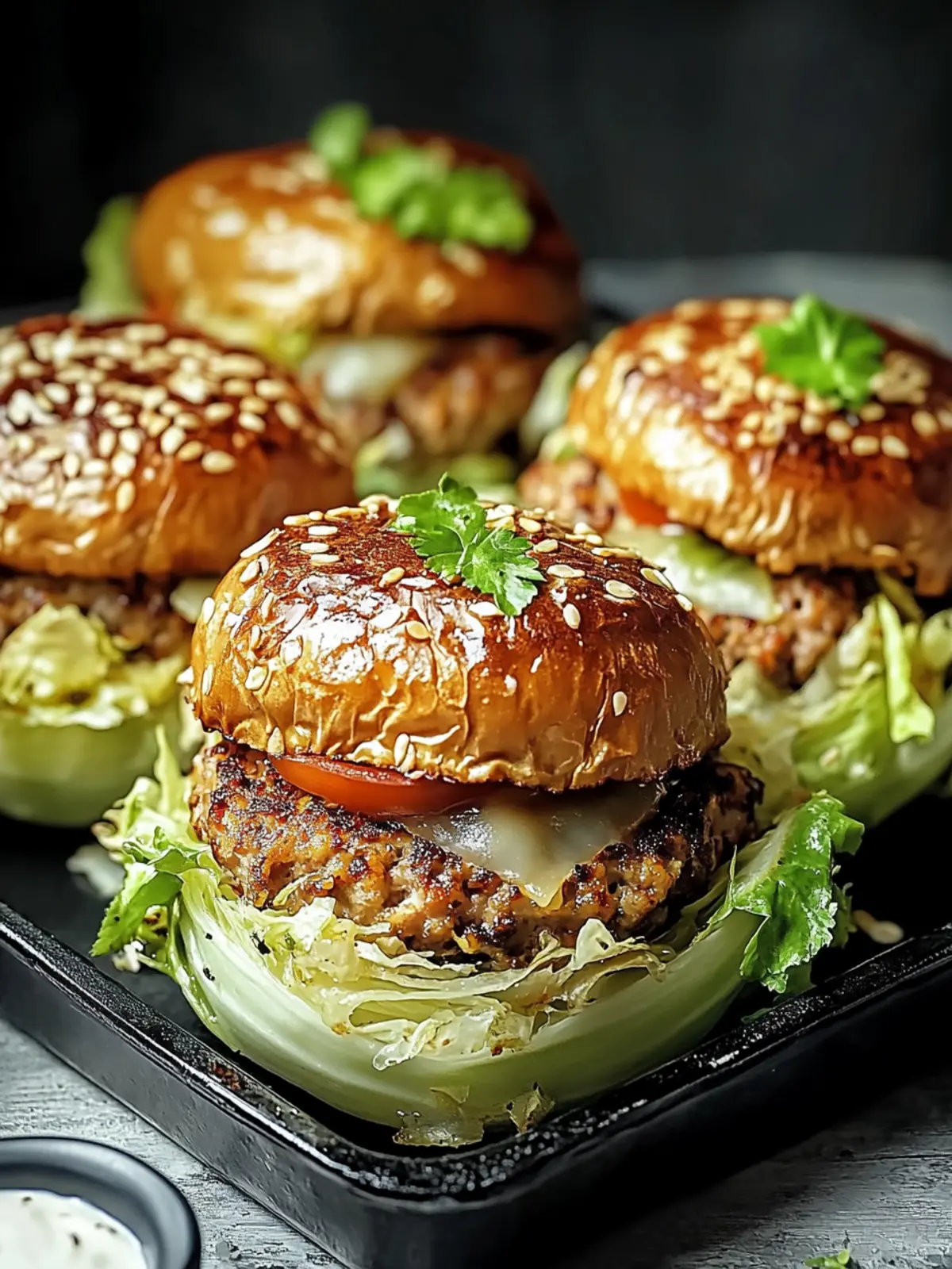 Oven-Baked Cabbage Burgers: A Healthy Flavor Adventure 3 Oven-Baked Cabbage Burgers: A Healthy Twist on Classic Flavor