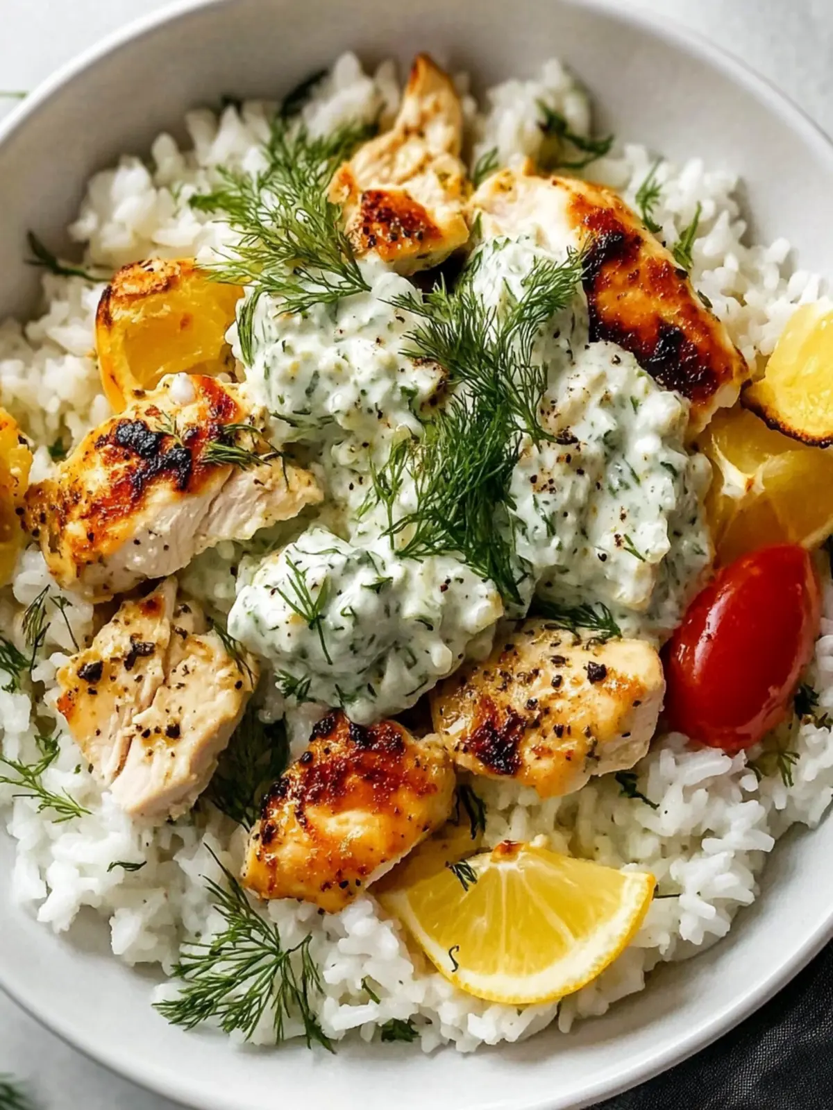 Dump-and-Bake Chicken Tzatziki Rice: Your Greek Comfort Food Fix 2 Dump-and-Bake Chicken Tzatziki Rice: A Comfort Dish That Transports You to Greece