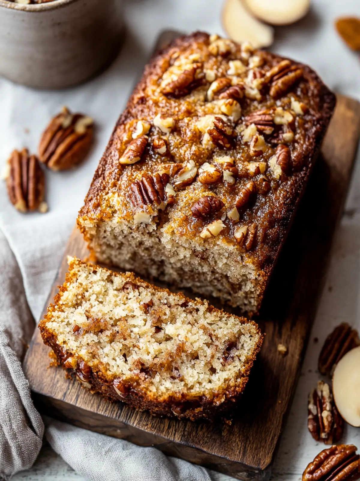 Sweet Alabama Pecanbread: Southern Comfort in Every Bite 4 weet Alabama Pecanbread