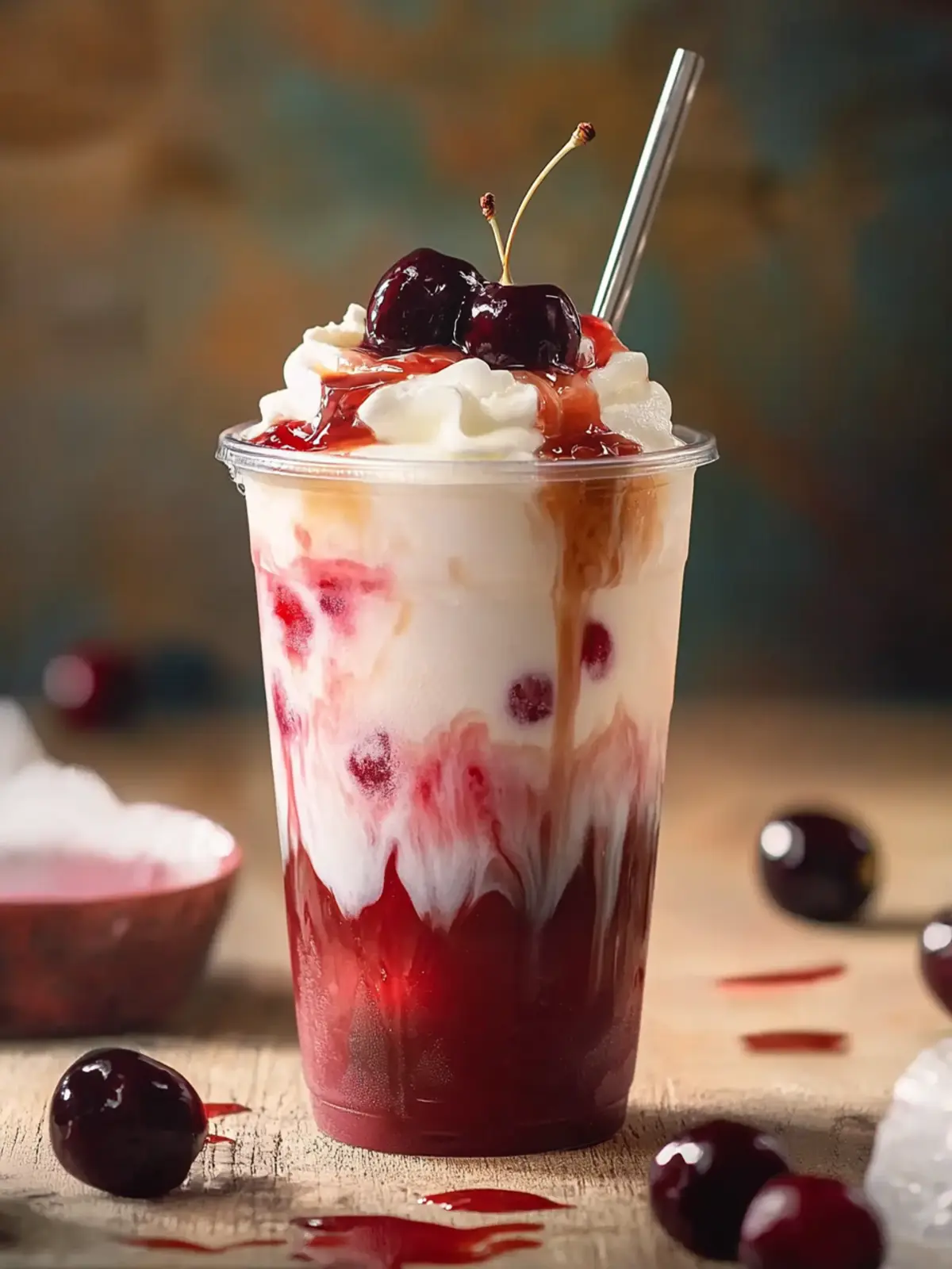 Cherry Vanilla Iced Latte Bliss: A Refreshing Vegan Delight 3 Cherry Vanilla Iced Latte