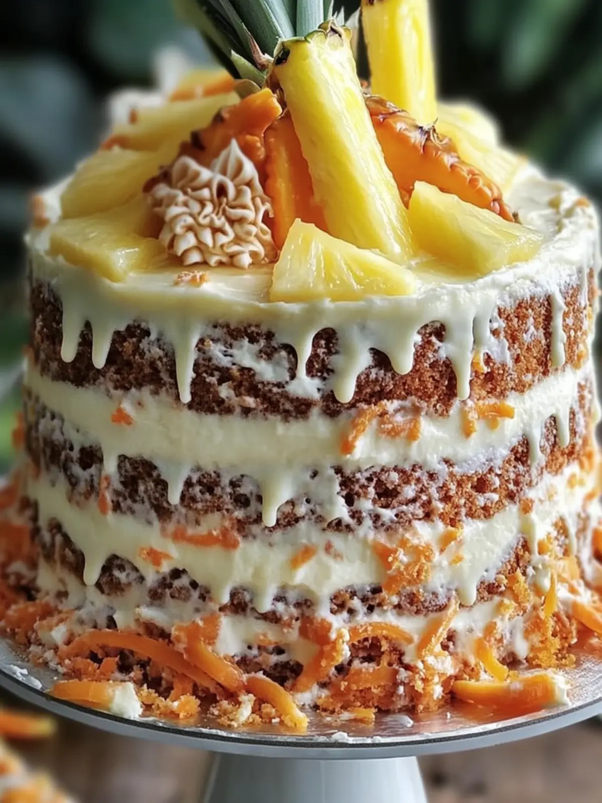 Moist Hawaiian Carrot Pineapple Cake for a Tropical Escape 2 Hawaiian Carrot Pineapple Cake