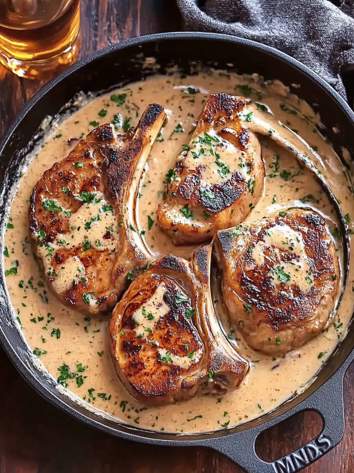 Savory Irish Pork Chops in Creamy Whiskey Sauce Delight 5 Irish Pork Chops in Creamy Whiskey Sauce