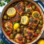 Delicious Baked Moroccan Chicken with Lemons & Olives Tonight 6 Baked Moroccan Chicken with Lemons & Olives