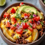 Loaded Fiesta Potato Bowls: Crispy & Cheesy Delight Awaits! 4 Loaded Fiesta Potato Bowls: Crispy & Cheesy Dinner Fun