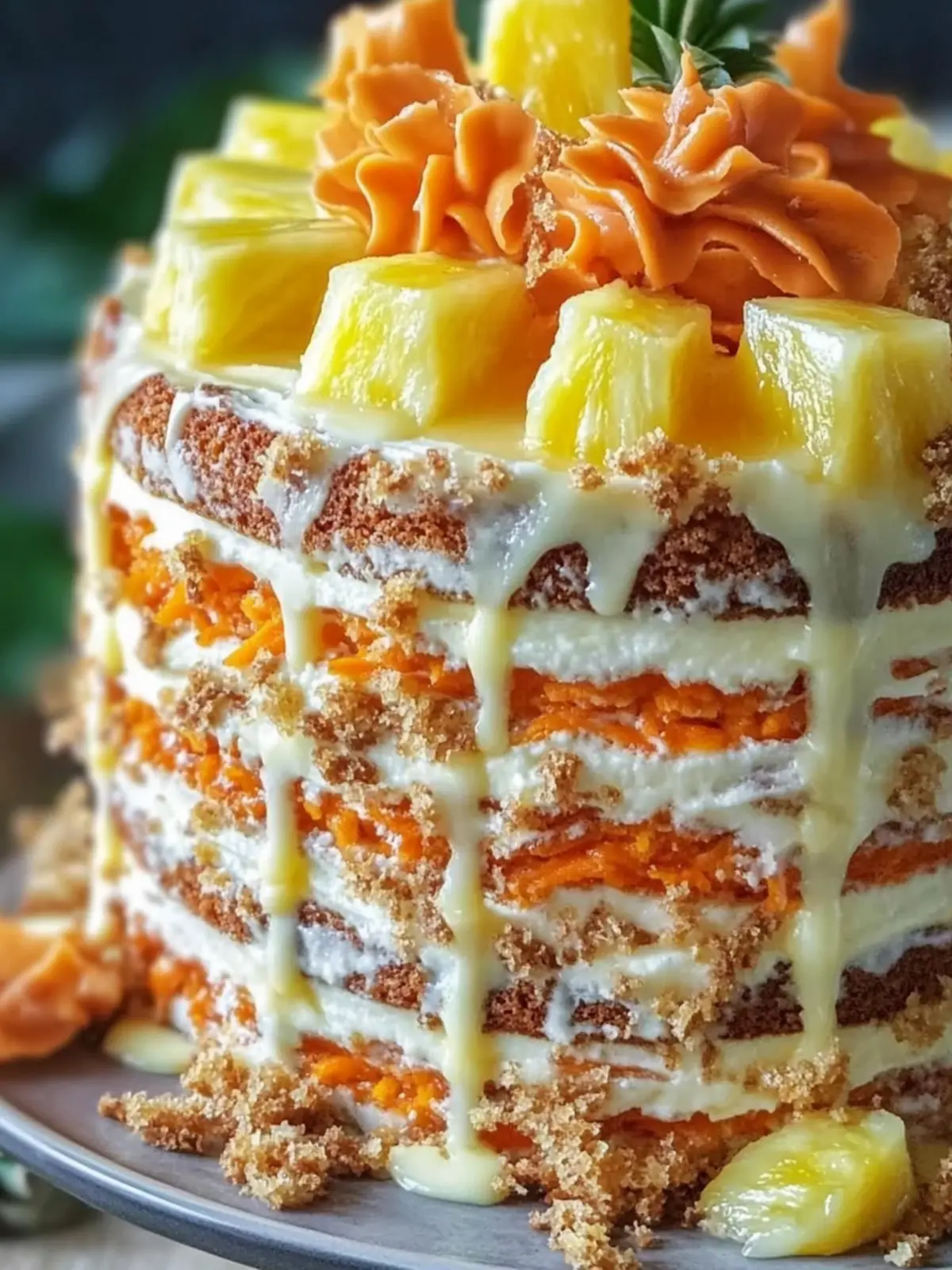 Moist Hawaiian Carrot Pineapple Cake for a Tropical Escape 3 Hawaiian Carrot Pineapple Cake
