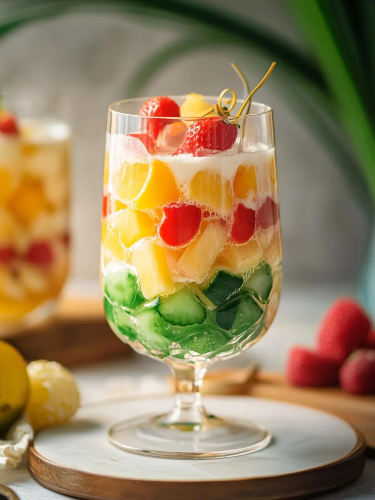 Tropical Fruit Cocktail Che Thai: A Refreshing Delight 2 Fruit Cocktail