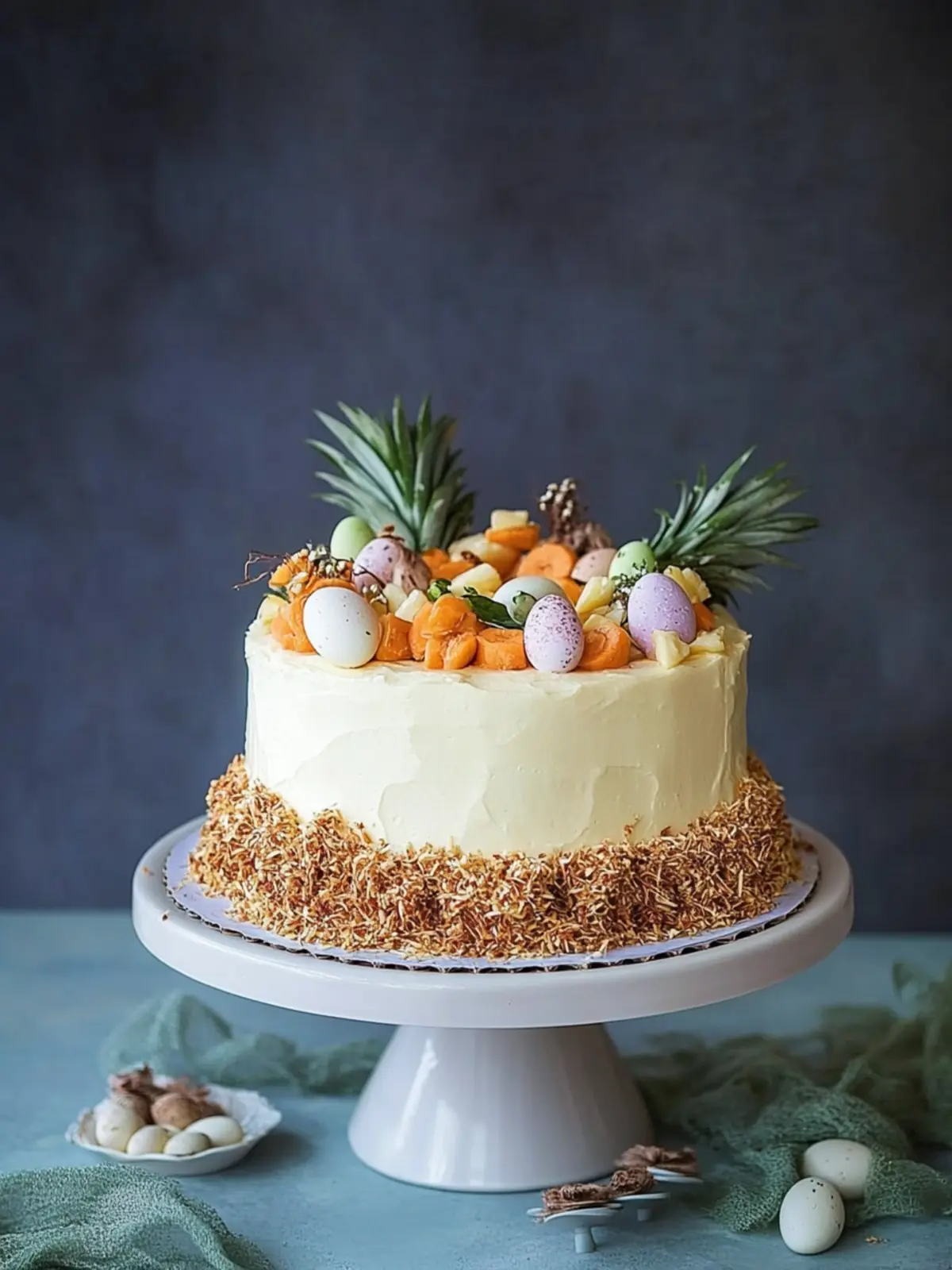 Easter Bonnet – Pineapple Coconut Carrot Cake for Spring Joy 5 Easter Bonnet – Pineapple Coconut Carrot Cake