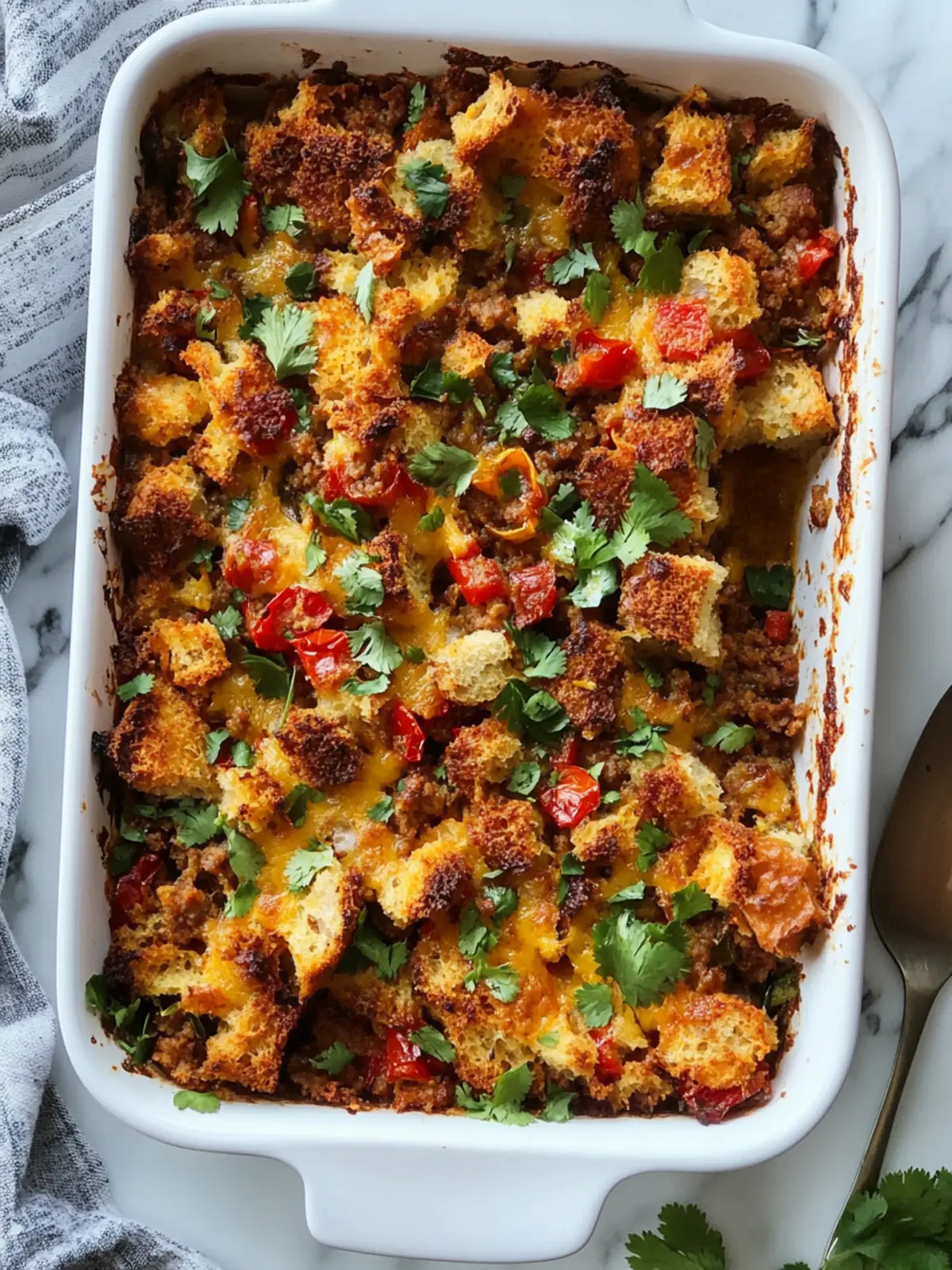 Spicy Chorizo and Pepper Stuffing with Cilantro You'll Love 4 Spicy Chorizo and Pepper Stuffing with Cilantro