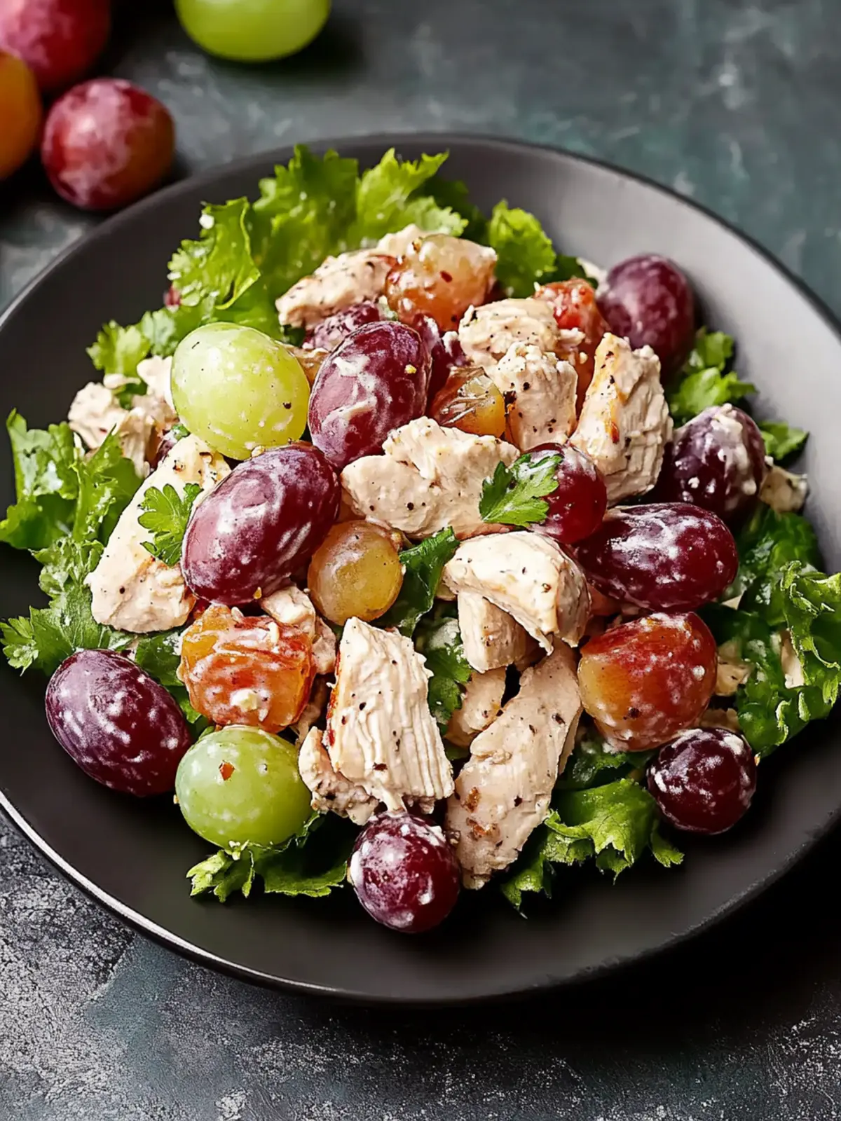 Delicious Chicken Salad with Grapes for Quick, Fresh Flavor 4 Delicious Chicken Salad with Grapes