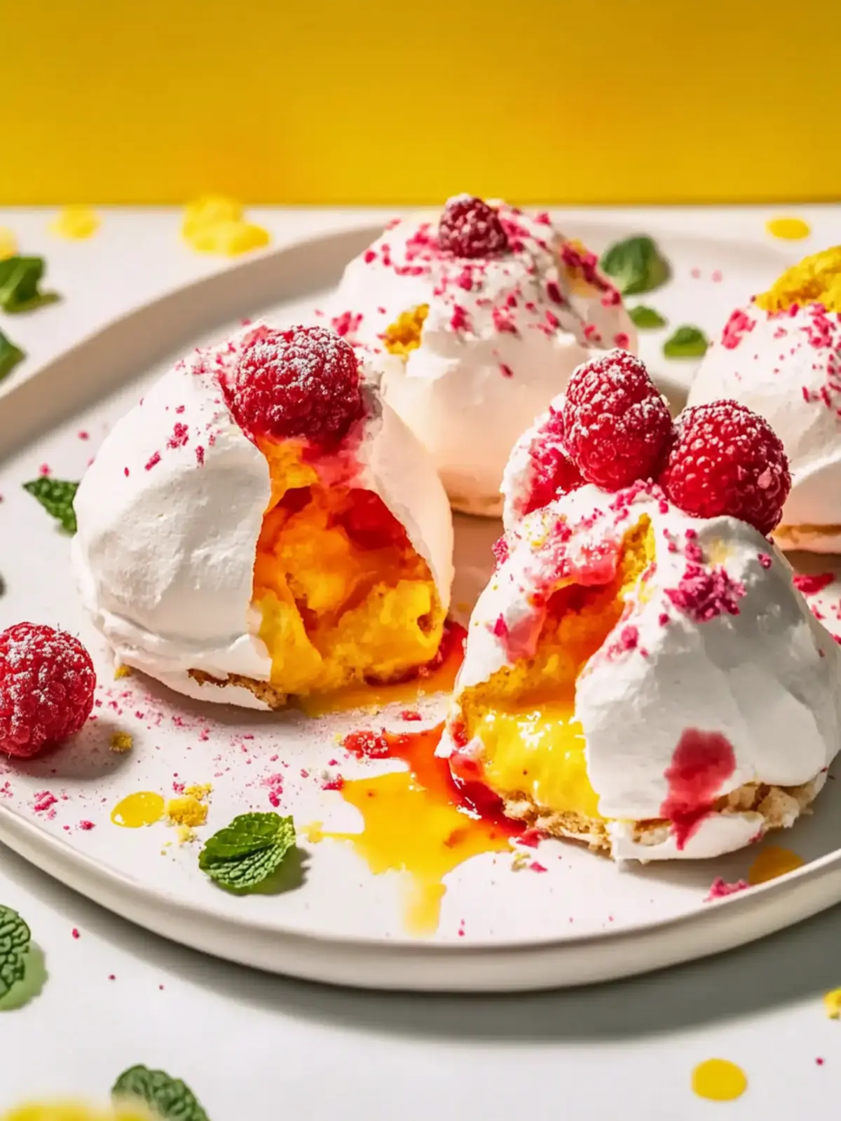 Crispy Pavlova Bombs: The Ultimate Smash Dessert Delight 5 Crispy Pavlova Bombs (The Ultimate “Smash” Dessert)