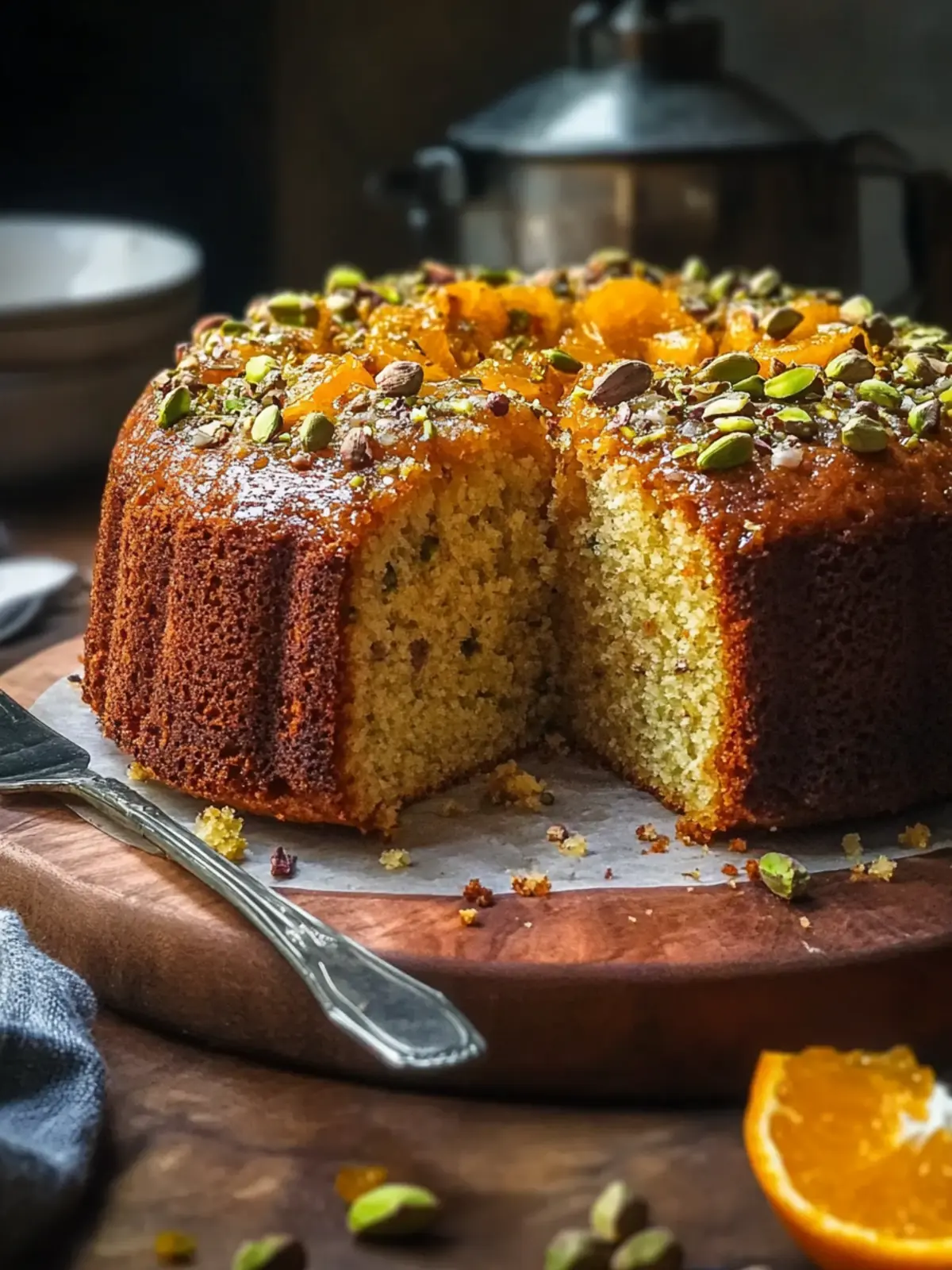 Orange Cardamom Pistachio Tea Cake for a Cozy Afternoon Treat 2 Orange Cardamom Pistachio Tea Cake