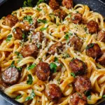 Sticky Honey Garlic Sausage Pasta Skillet: Quick One-Pan Delight 2 Sticky Honey Garlic Sausage Pasta Skillet: A Flavorful One-Pan Wonder