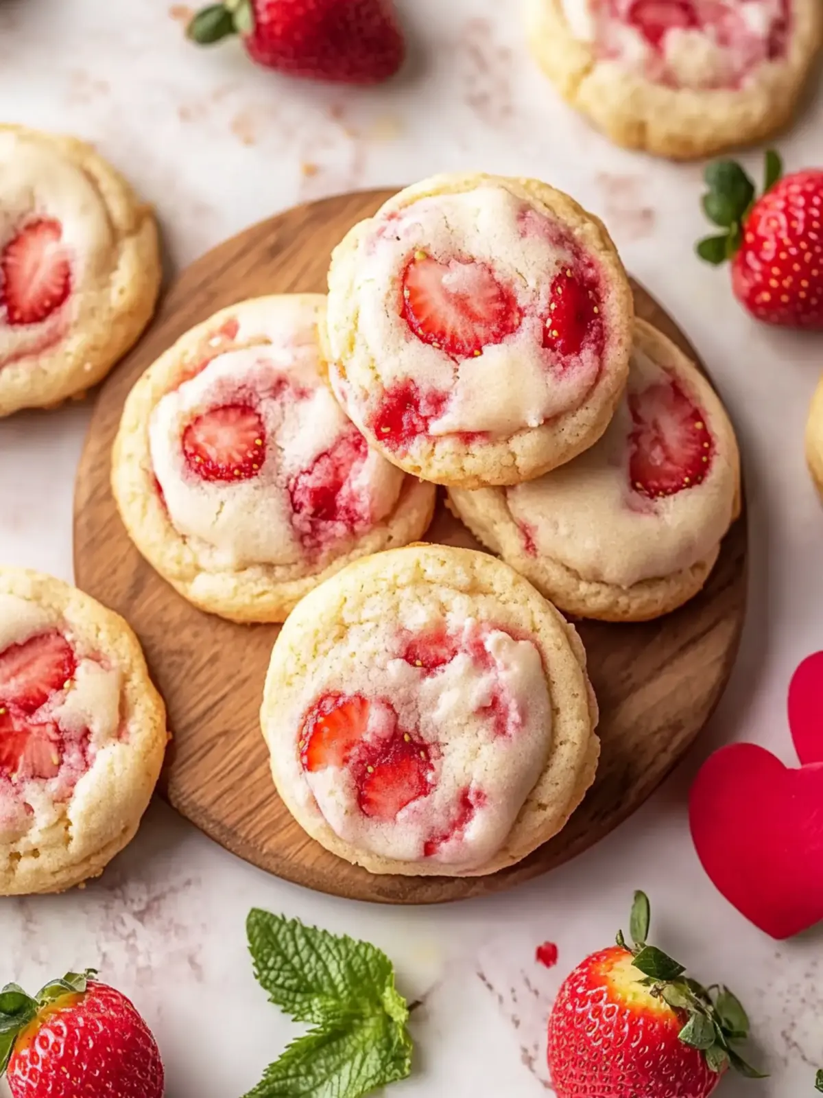 Strawberry Cheesecake Cookies – Your Sweet Valentine’s Day Treat 5 Strawberry Cheesecake Cookies – Sweet Valentine’s Day Treat