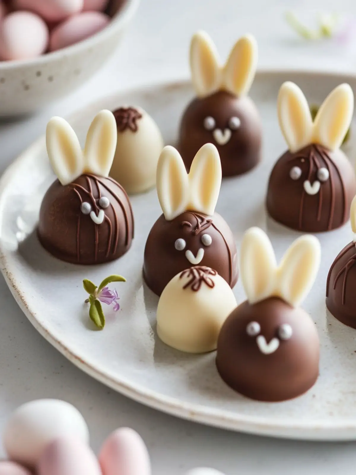 Bunny-Shaped Chocolate Truffles: Irresistible Easter Delight 3 Bunny-Shaped Chocolate Truffles: A Sweet Treat for Easter and Beyond
