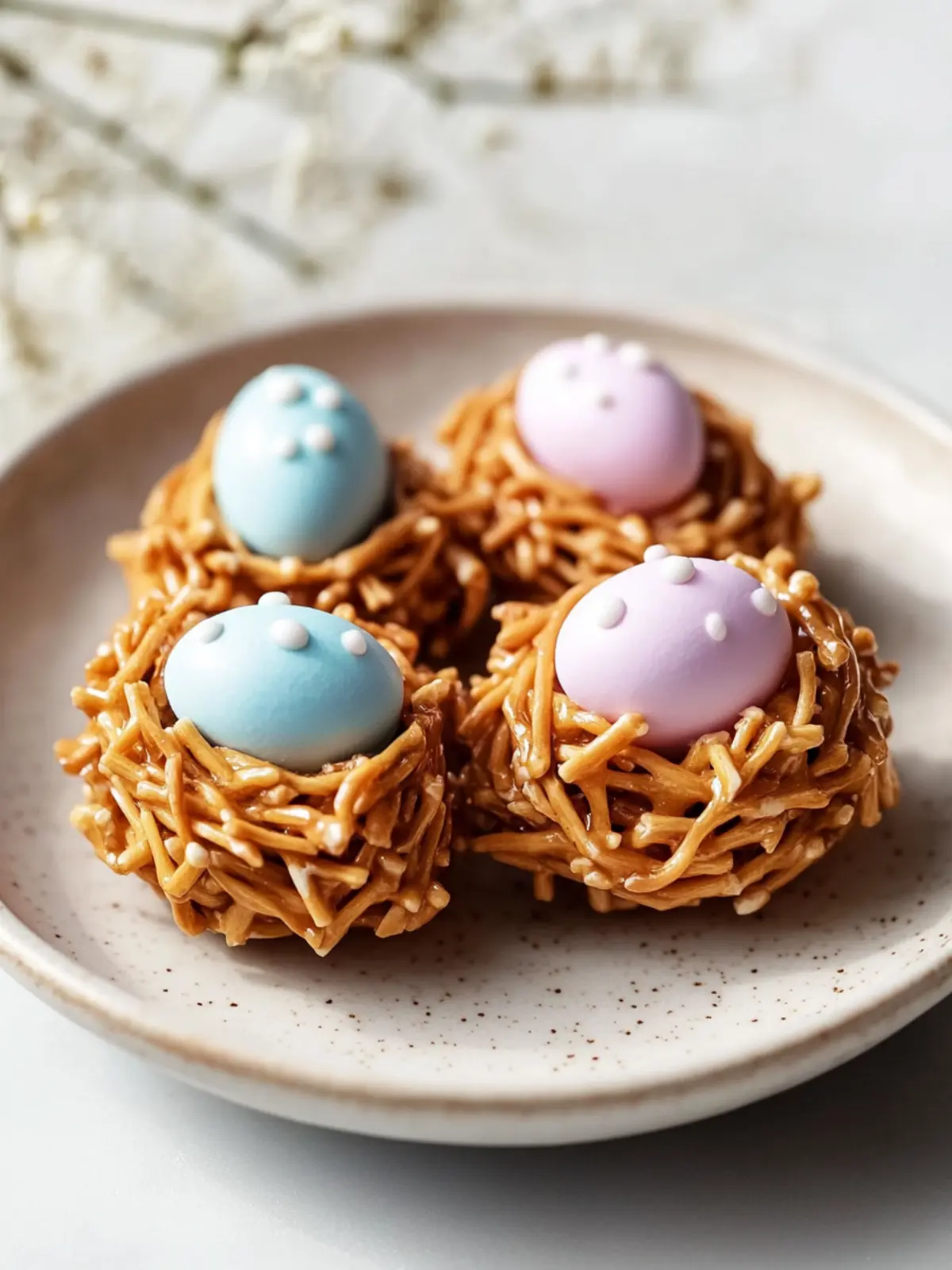 No-Bake Easter Nest Cookies Recipe with 5 Fun Ingredients! 3 No-Bake Easter Nest Cookies (5 Ingredients!) Recipe