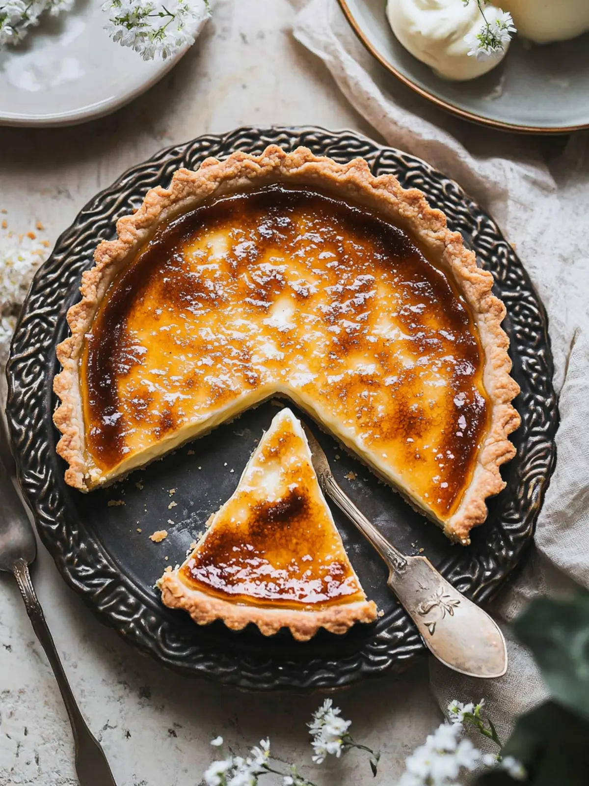 Earl Grey Crème Brûlée Tart – Elevate Your Dessert Game 2 Earl Grey Crème Brûlée Tart