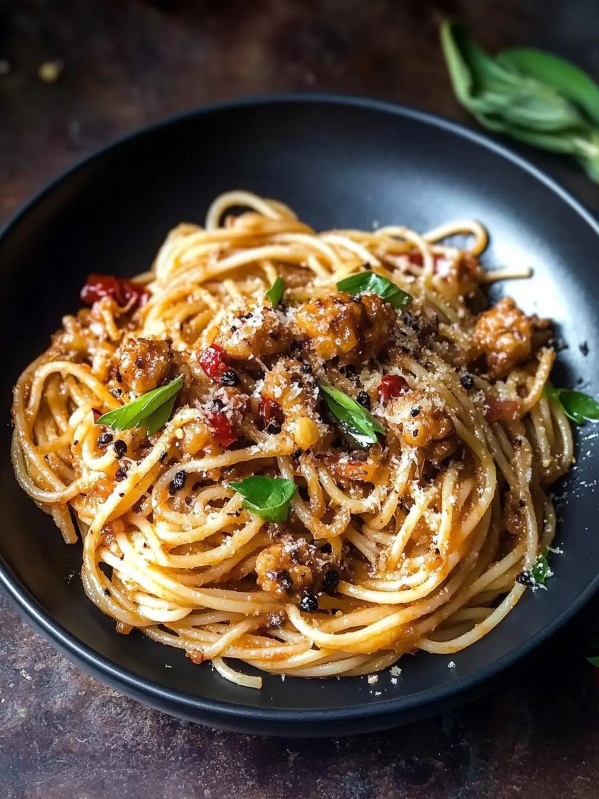 Delicious Vegan Singapore Black Pepper Sauce Spaghetti Bliss 3 Vegan Singapore Black Pepper Sauce Spaghetti