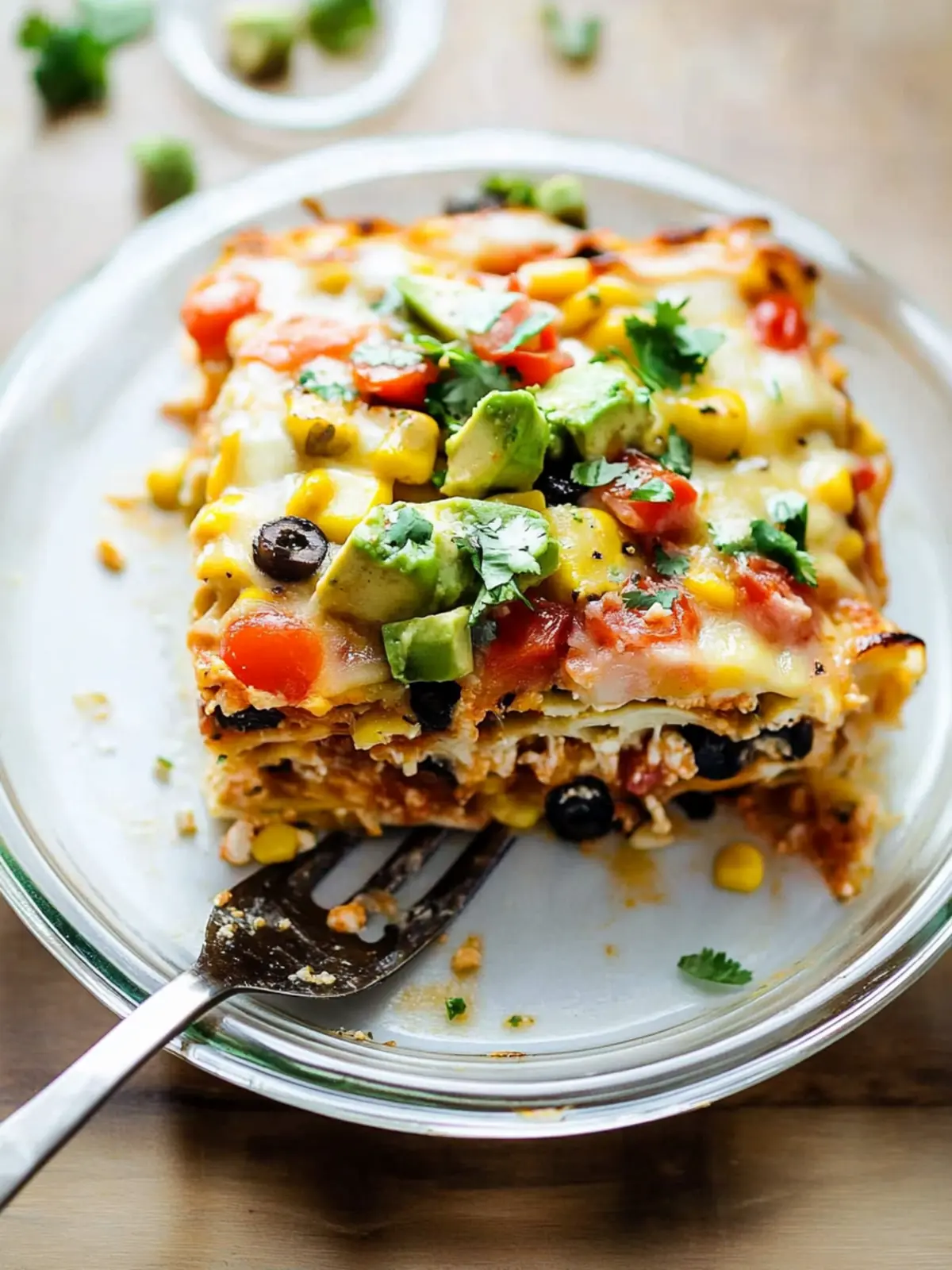Vegetarian Layered Tortilla Casserole Your New Go-To Comfort Dish 5 Vegetarian Layered Tortilla Casserole