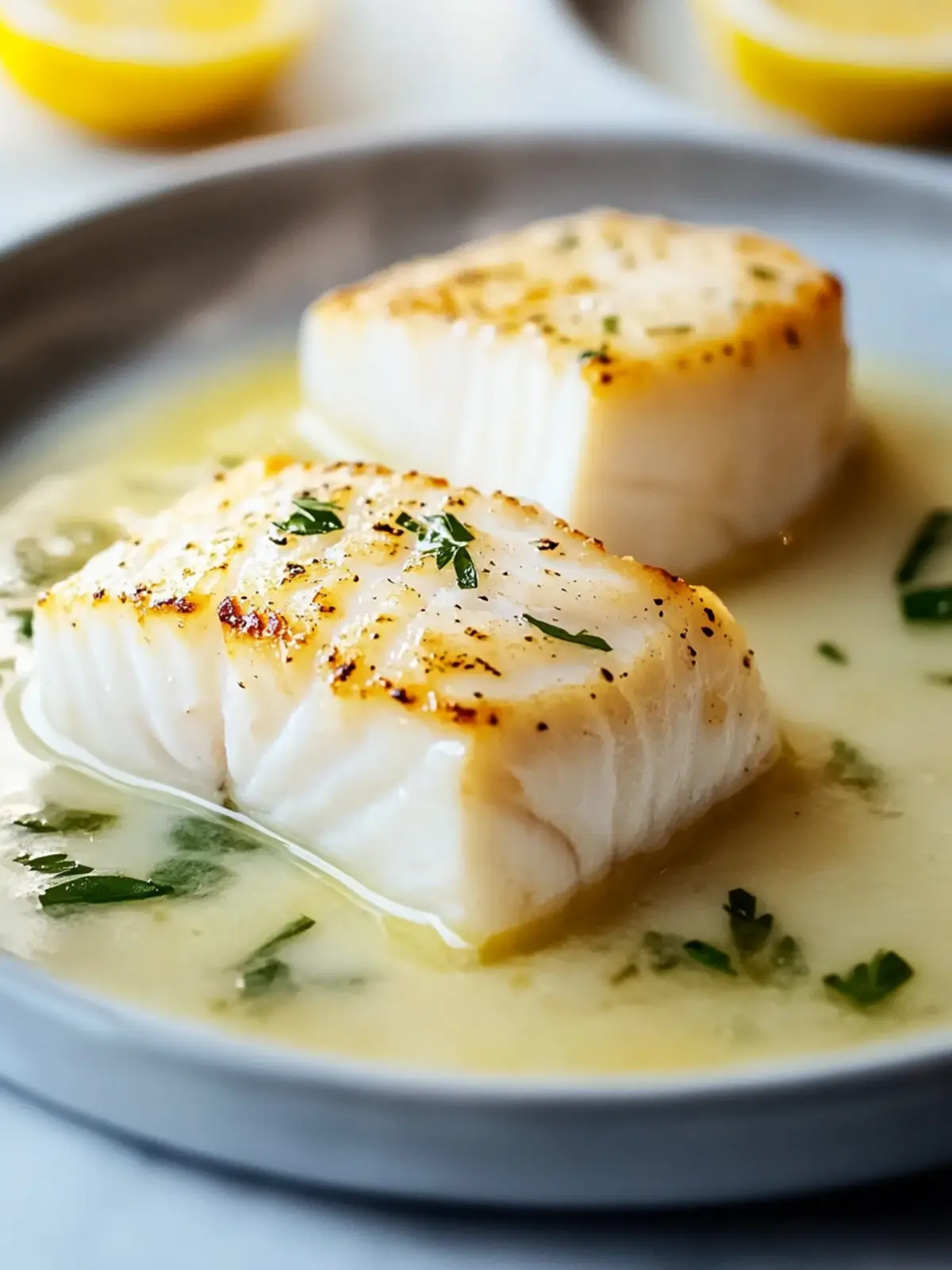 Healthy Halibut with Beurre Blanc for a Dinner Party Delight 5 Healthy Halibut with Buerre Blanc