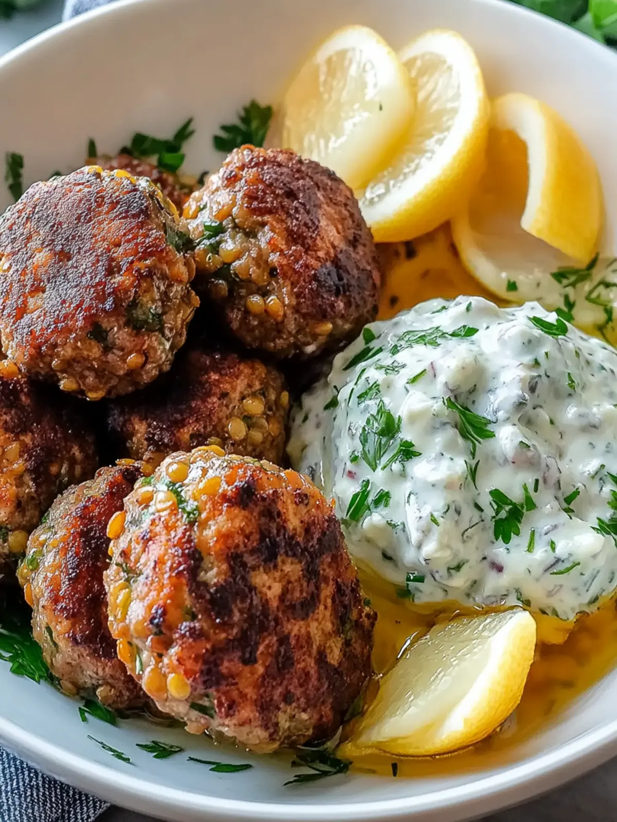 Baked Greek Lentil Meatballs with Tzatziki: 3 Delicious Variations 3 Baked Greek Lentil Meatballs with Tzatziki: 3 Top Yum Wow.