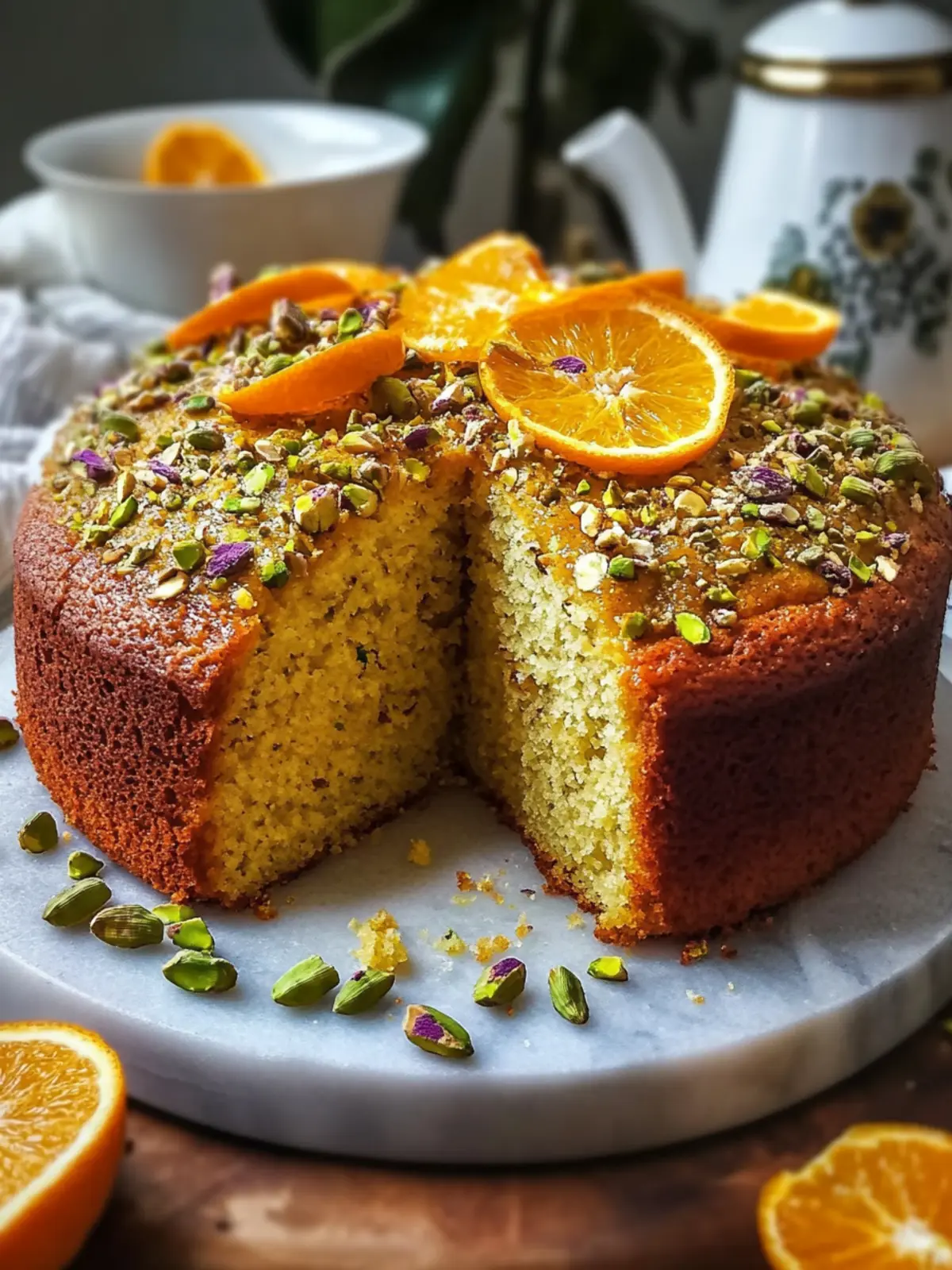 Orange Cardamom Pistachio Tea Cake for a Cozy Afternoon Treat 3 Orange Cardamom Pistachio Tea Cake