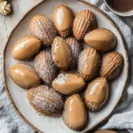 Brown Butter Madeleines Dipped in Espresso Glaze Bliss 6 Brown Butter Madeleines dipped in Espresso Glaze