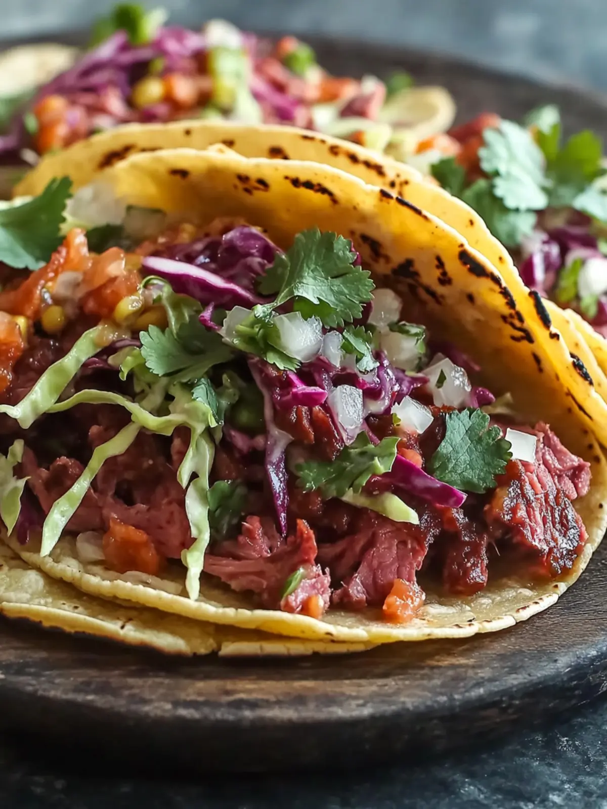 Savory St. Patrick's Day Corned Beef Tacos with Creamy Slaw 4 Irresistible St. Patricks Day Corned Beef Tacos with Easy Cabbage Slaw Recipe