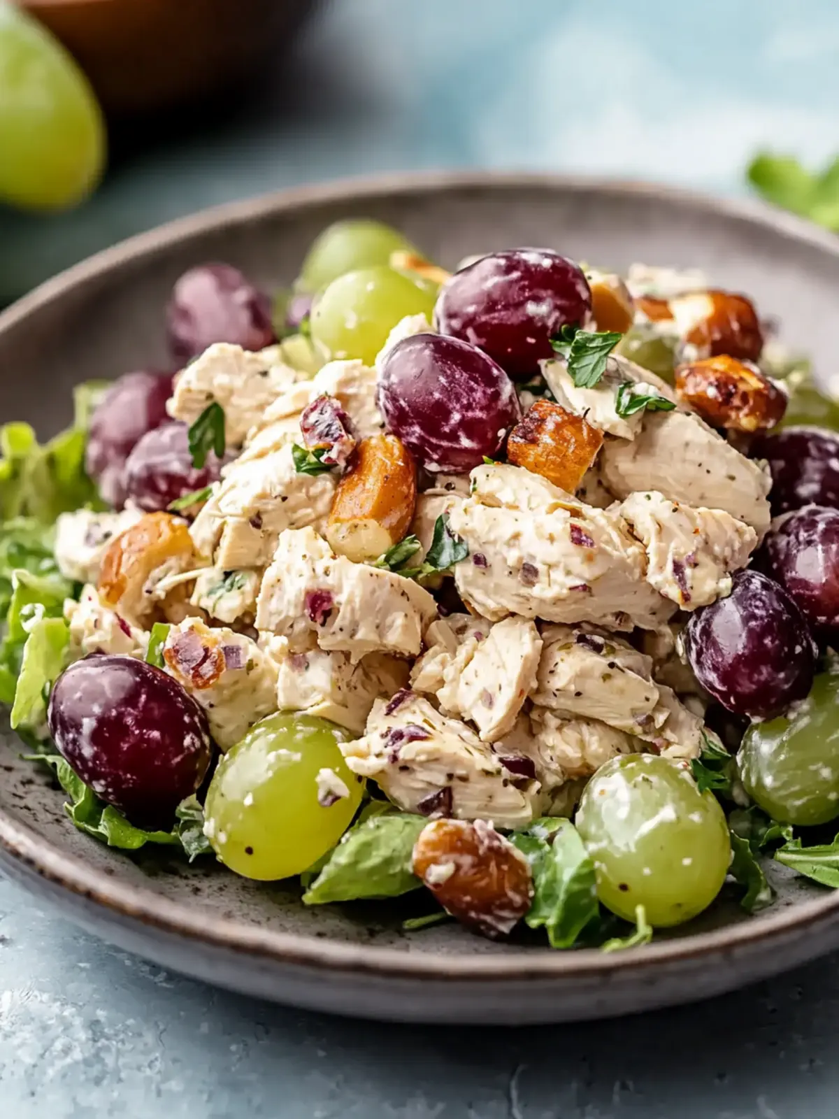 Delicious Chicken Salad with Grapes for Quick, Fresh Flavor 2 Delicious Chicken Salad with Grapes