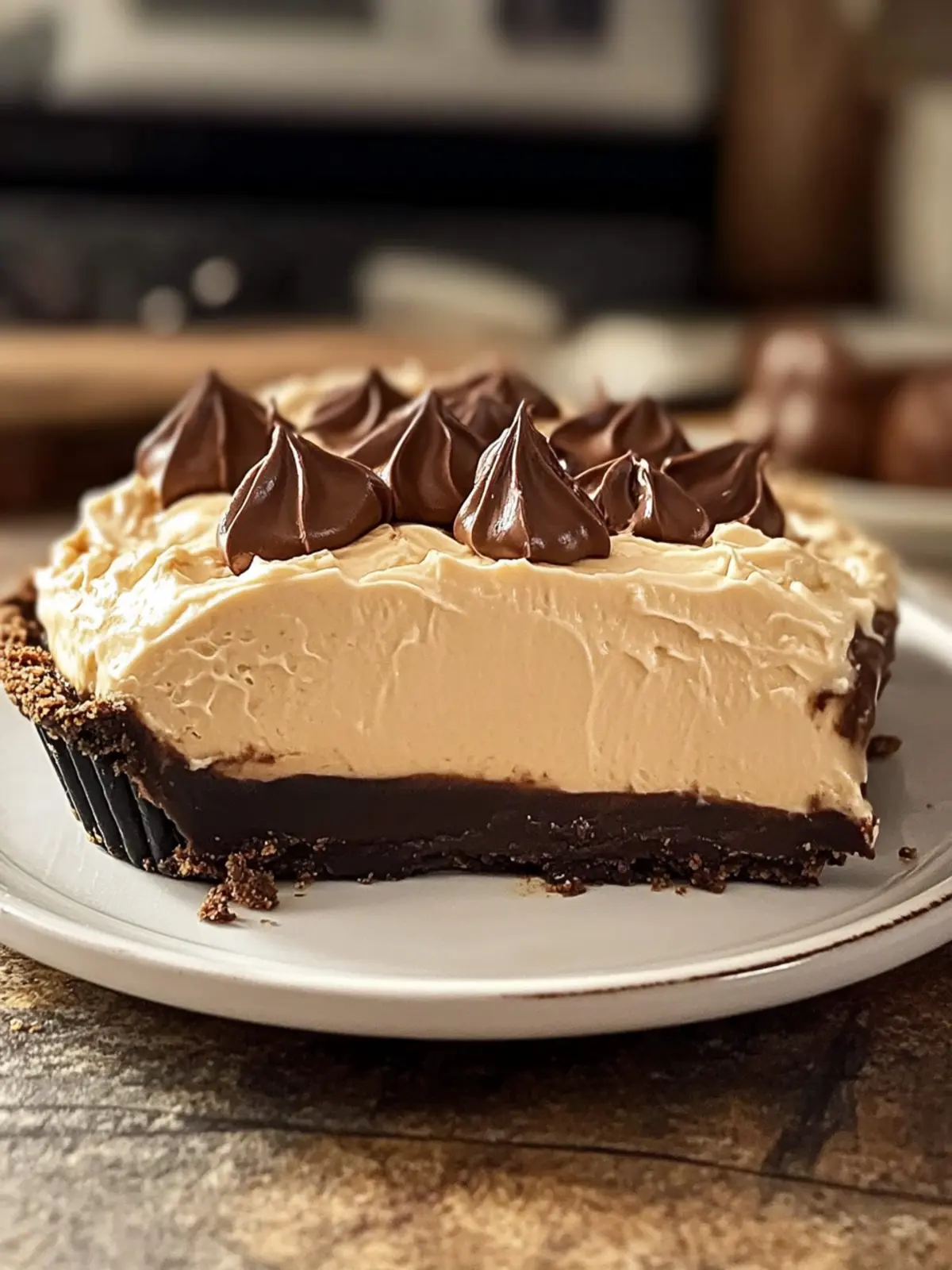 Decadent No-Bake Chocolate Peanut Butter Cream Pie Delight 5 Chocolate Peanut Butter Cream Pie