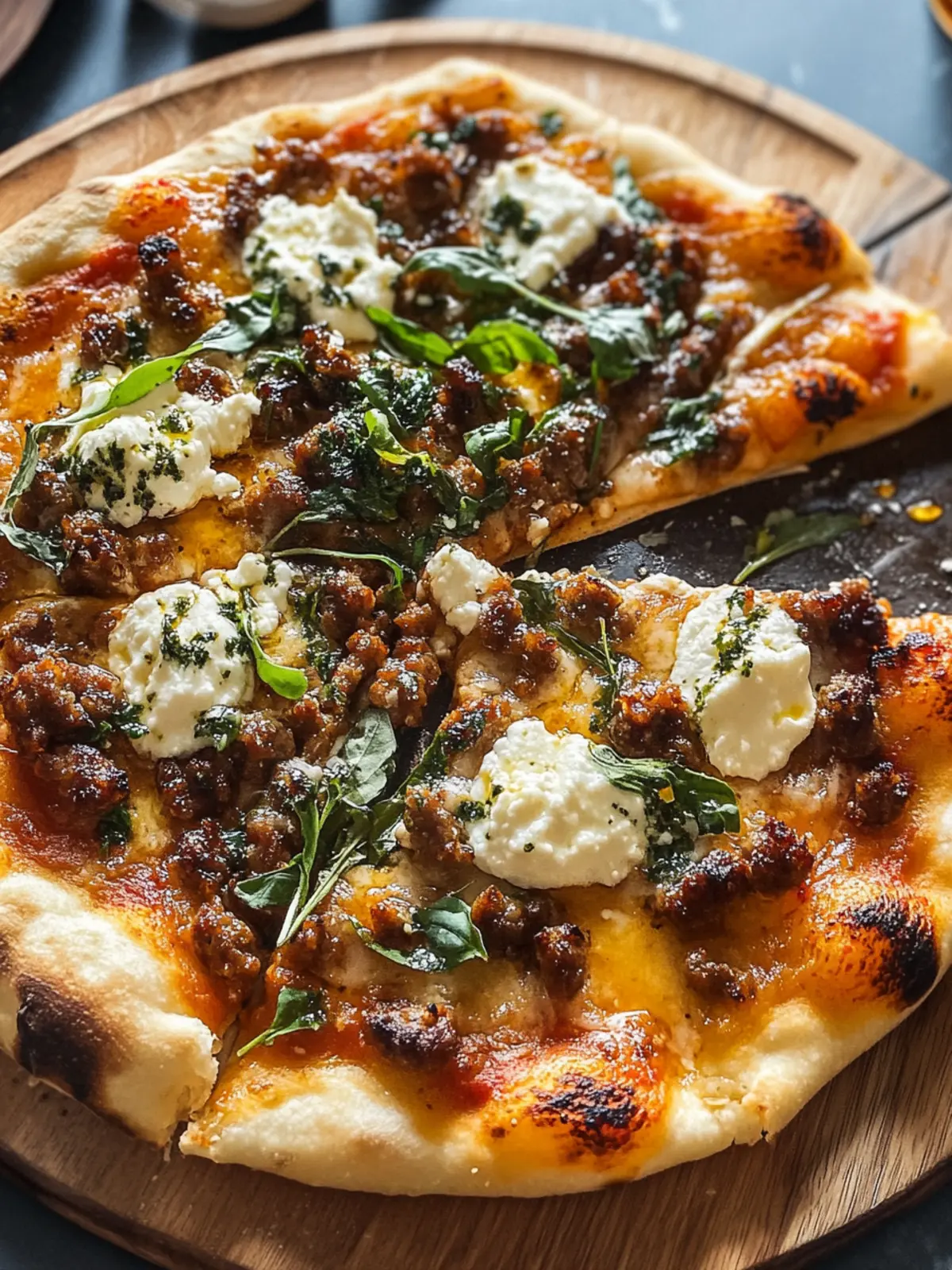 Savor Sausage Ricotta Honey Hot Pizza in 5 Easy Steps 4 Sausage Ricotta Honey Hot Pizza in 5 Easy Steps for the Ultimate Sweet-Heat Slice