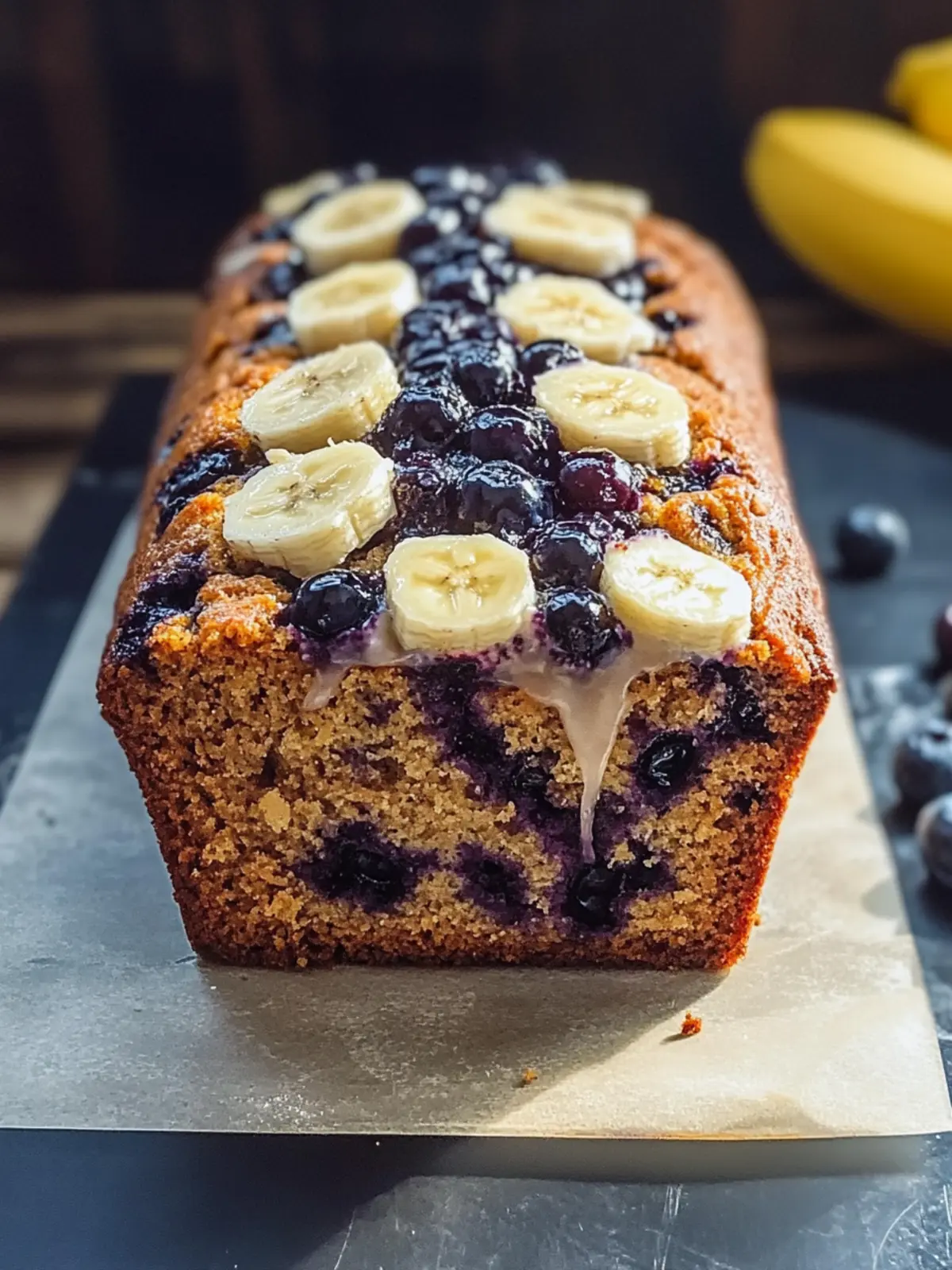 Blueberry Banana Bread: Vegan, Moist, and Seriously Delicious 2 Blueberry Banana Bread