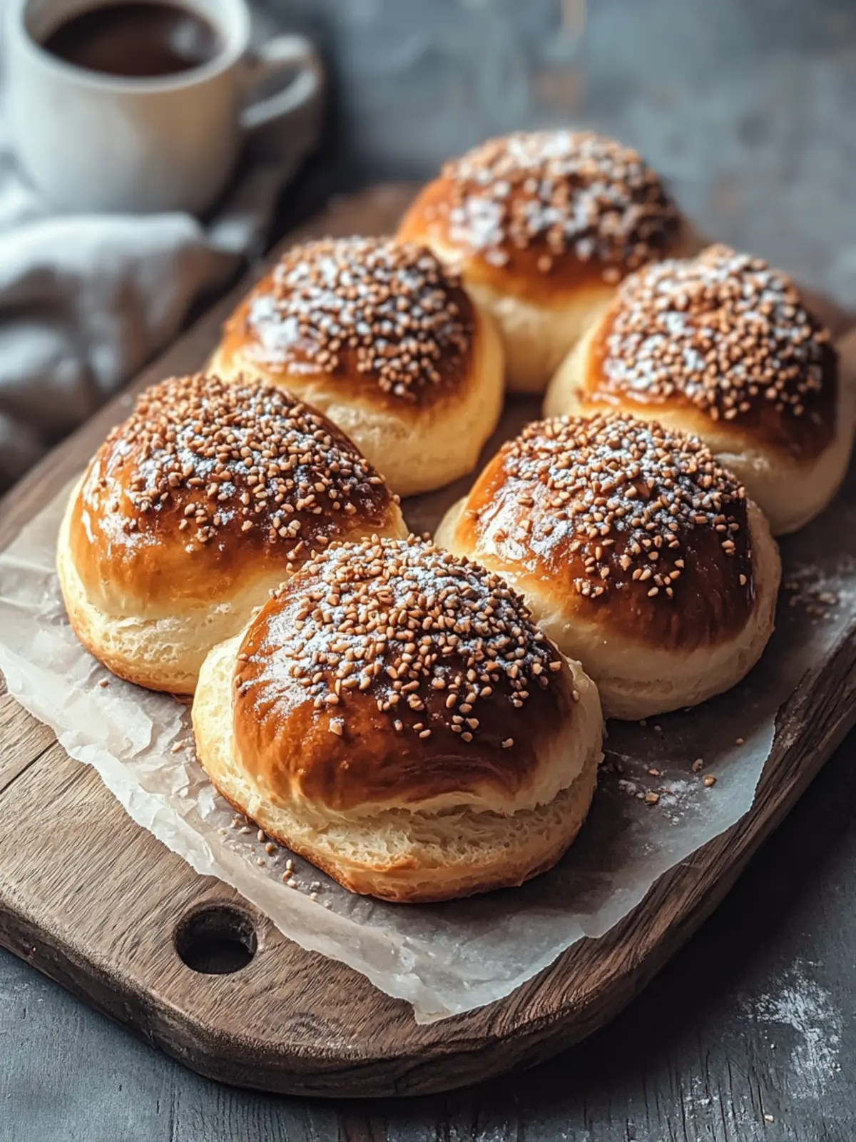 Cozy Up with Winter Coffee Brioche Buns You’ll Love 2 Winter Coffee Brioche Buns