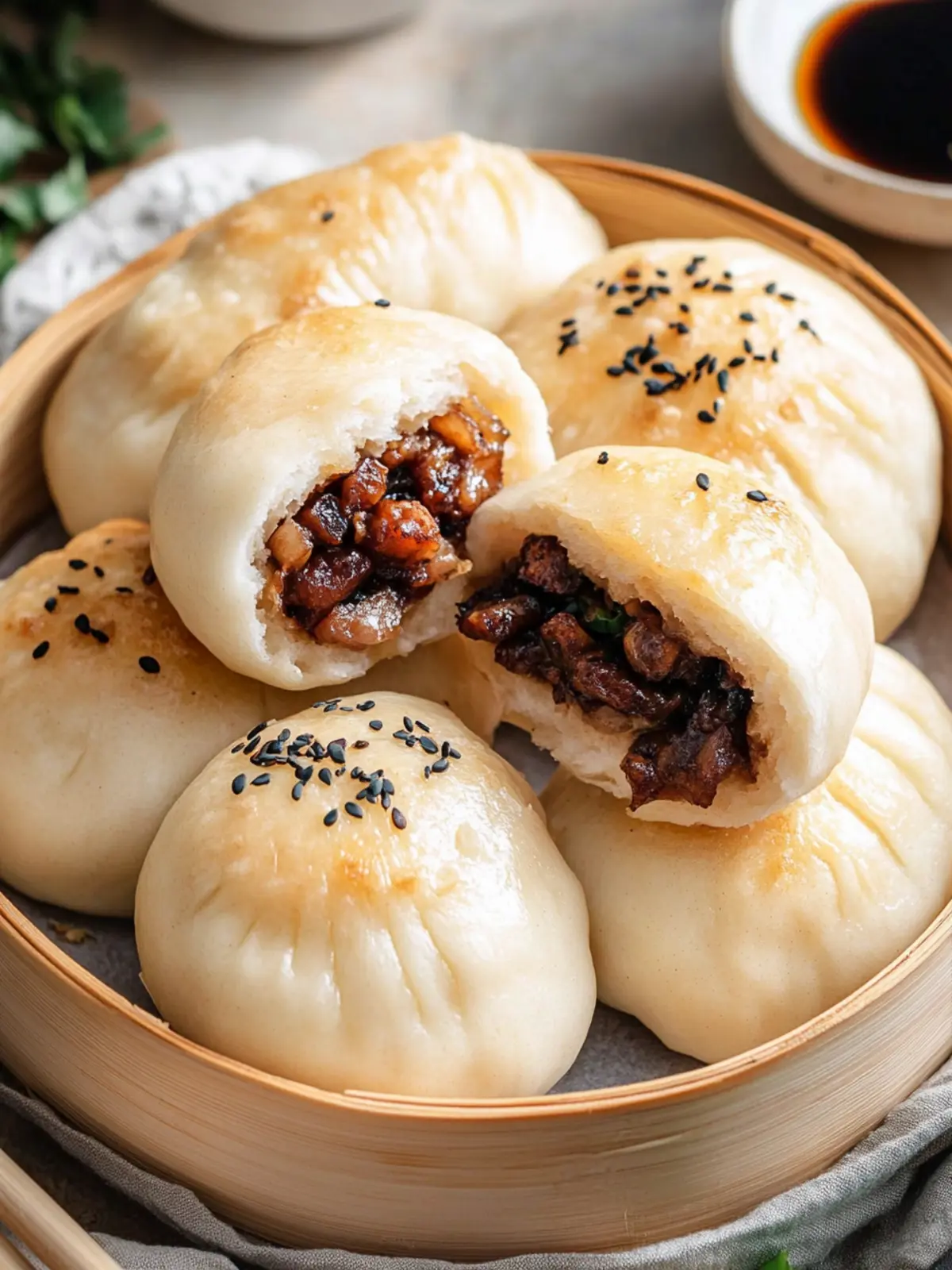 Baked Char Siu Bao: Easy Homemade BBQ Pork Buns to Savor 5 Baked Char Siu Bao (Chinese BBQ Pork Buns)