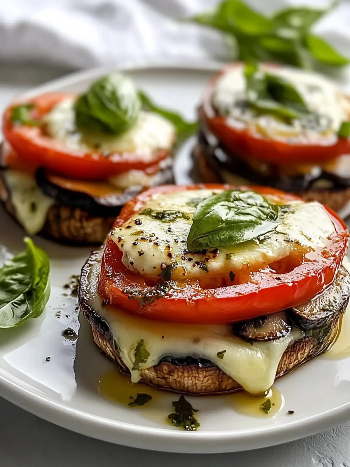 Caprese Mushroom Melts Recipe: Indulge in Italian Comfort Food 3 Caprese Mushroom Melts Recipe