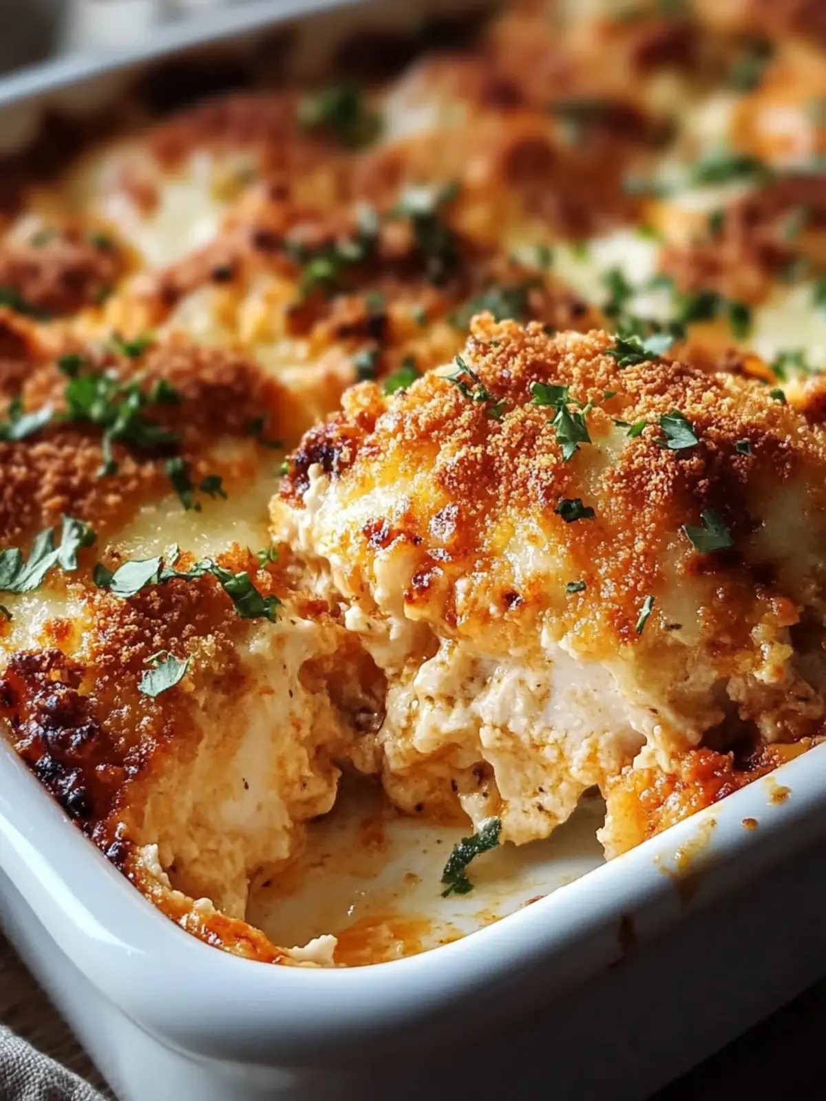 High Protein Chicken Parmesan Casserole That's Pure Comfort 5 High Protein Chicken Parmesan Casserole