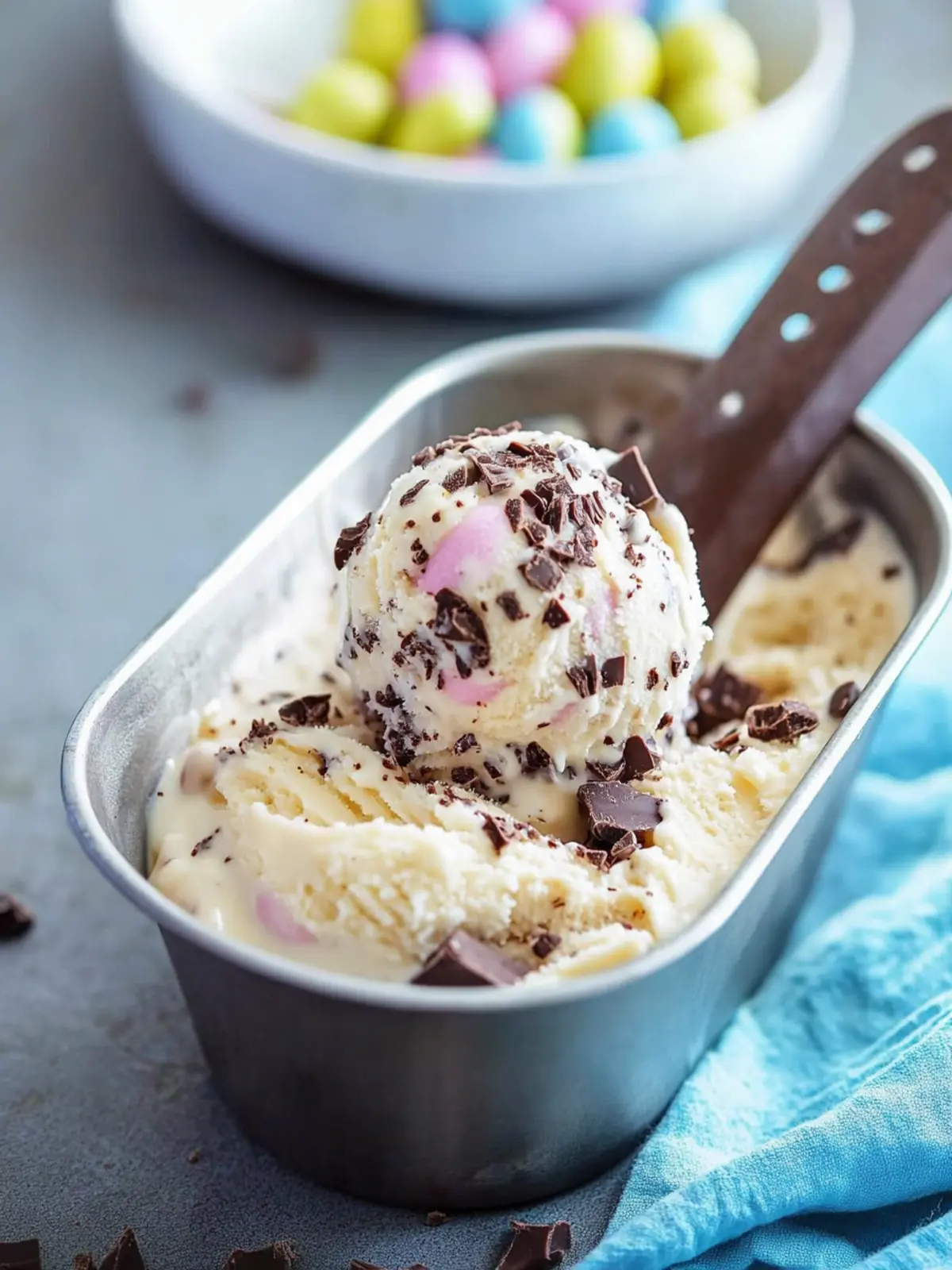 Delicious Chocolate Creme Egg No Churn Ice Cream for Spring Bliss 3 Chocolate Creme Egg No Churn Ice Cream